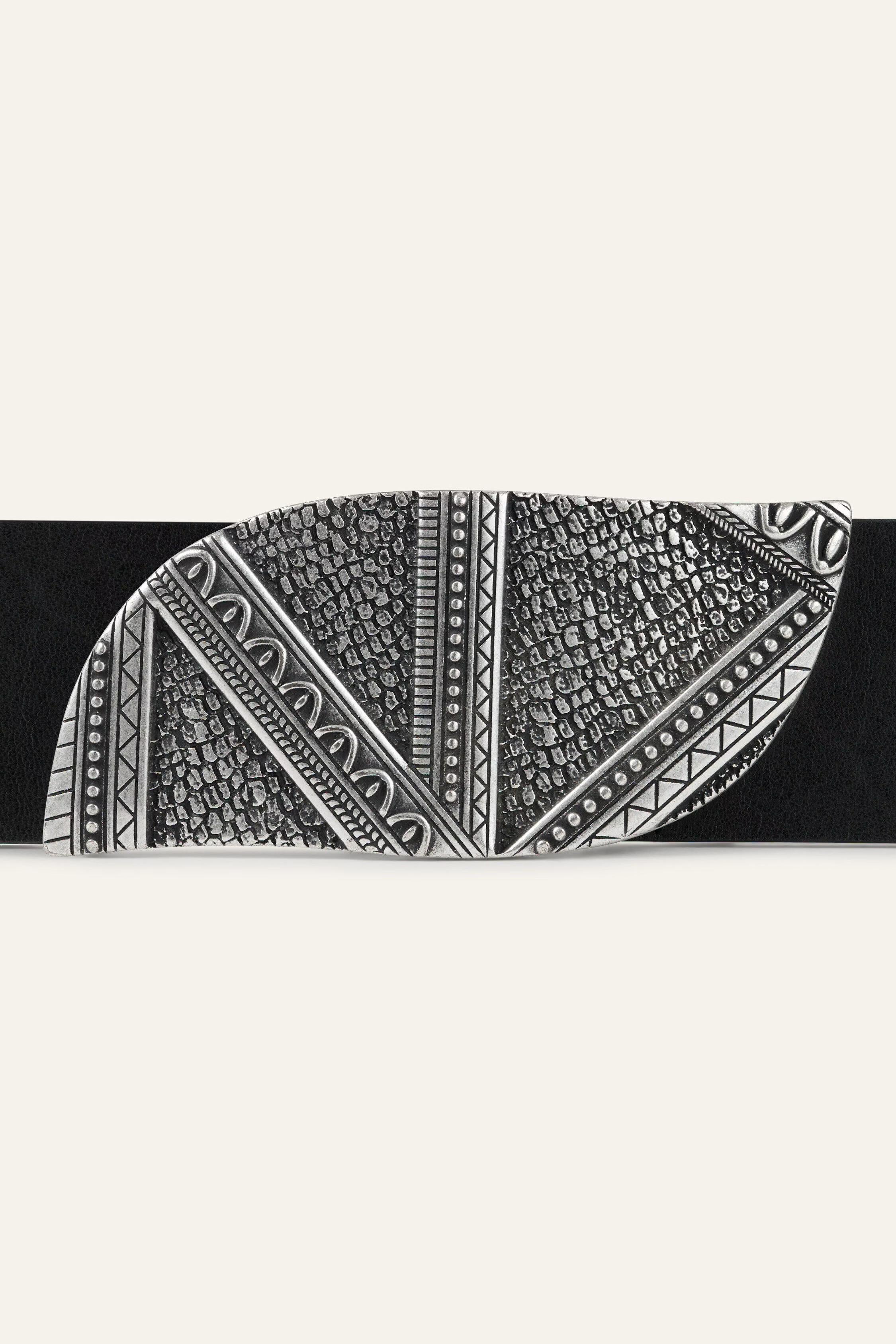Leather Belt Beira Black