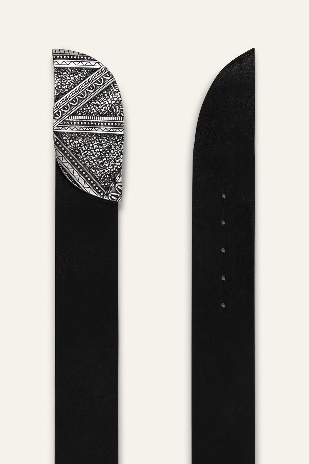 Leather Belt Beira Black