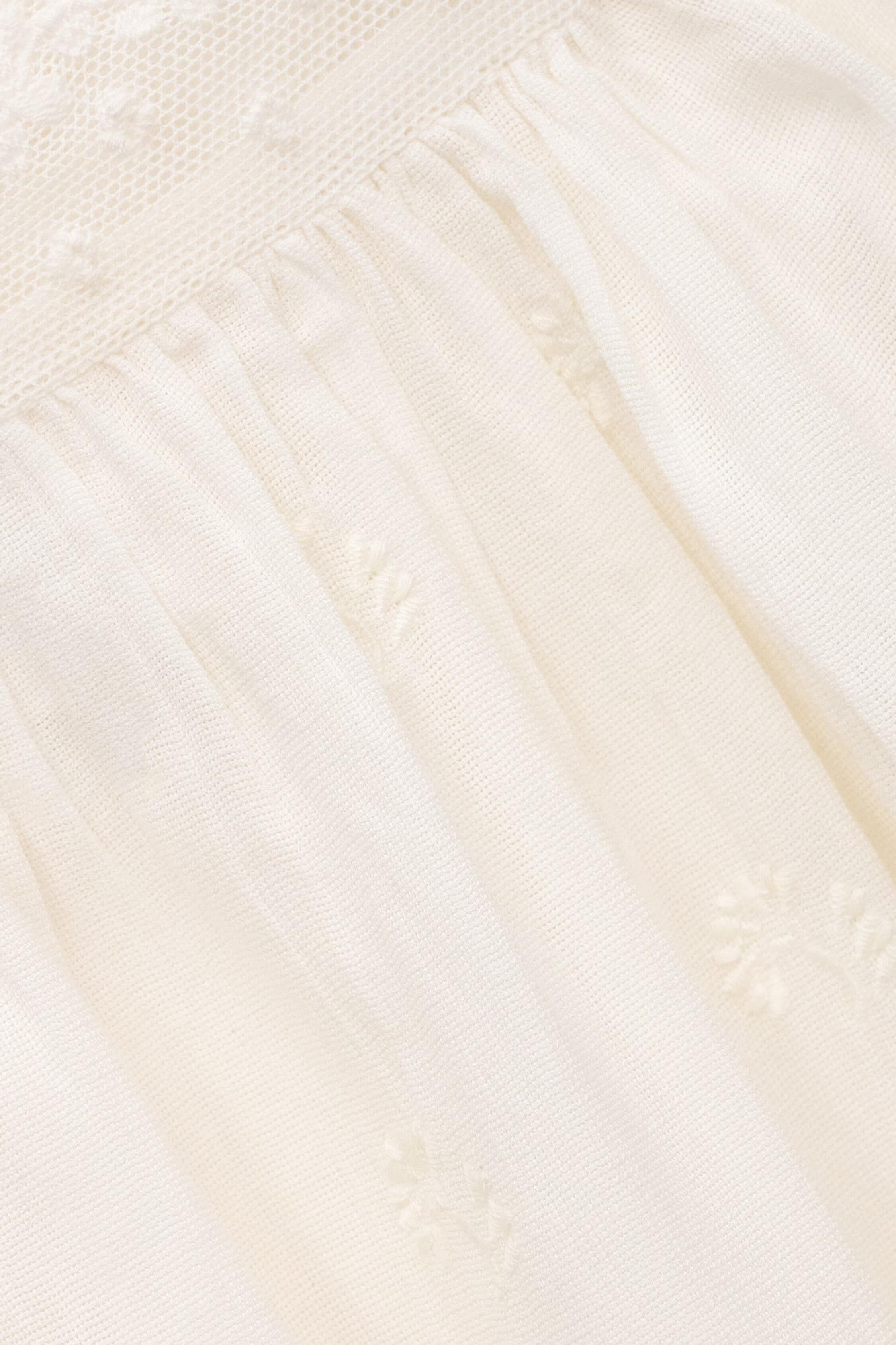 Embroidered Lace Top Parly Off-White