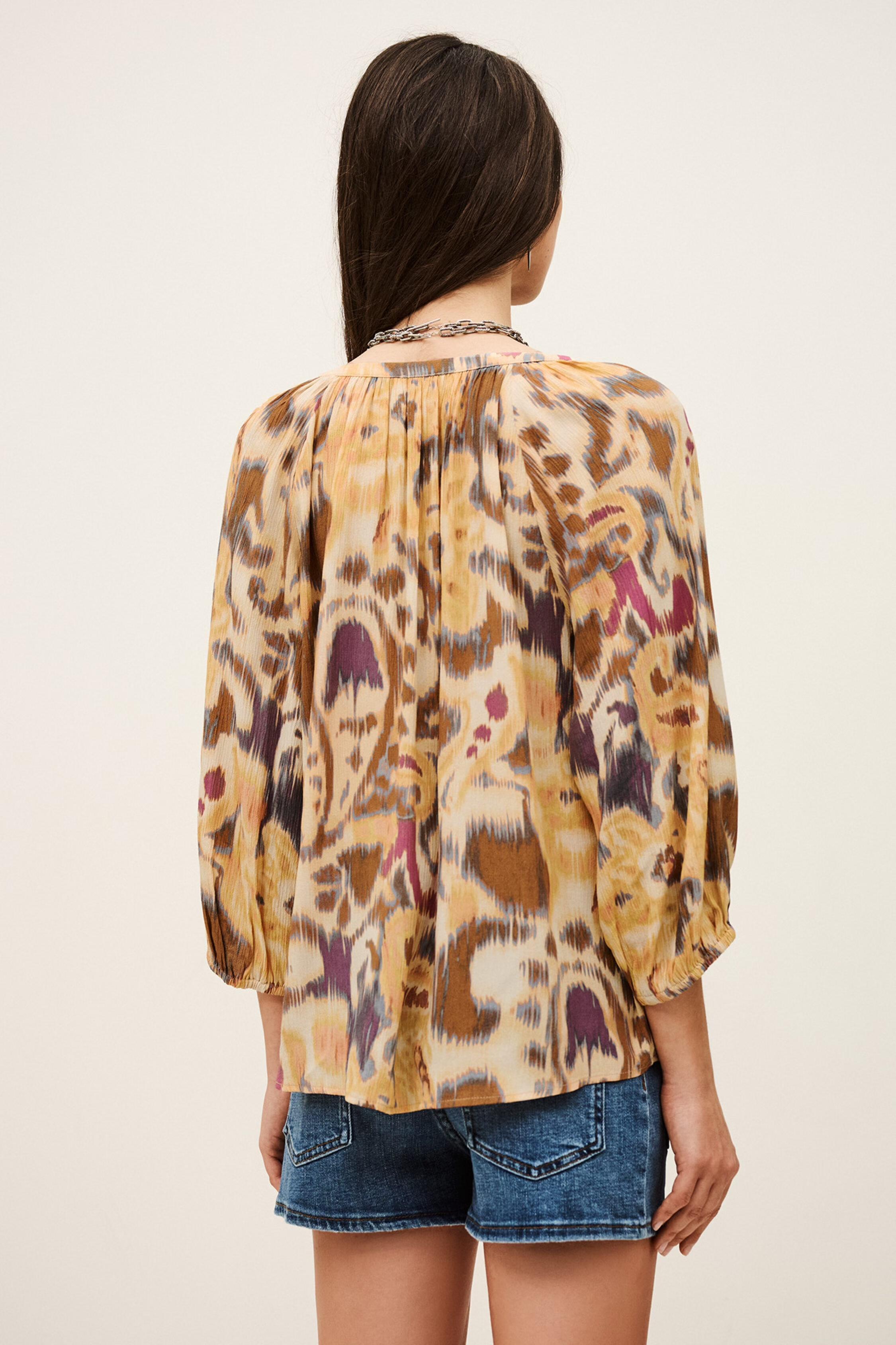 Patterned Shirt Maelle Yellow