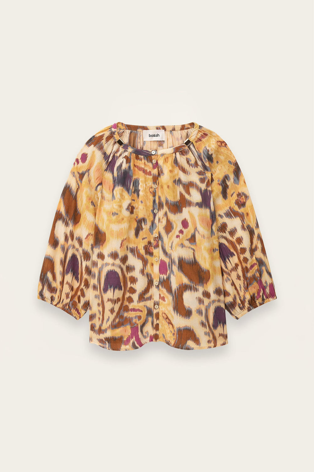 Patterned Shirt Maelle Yellow