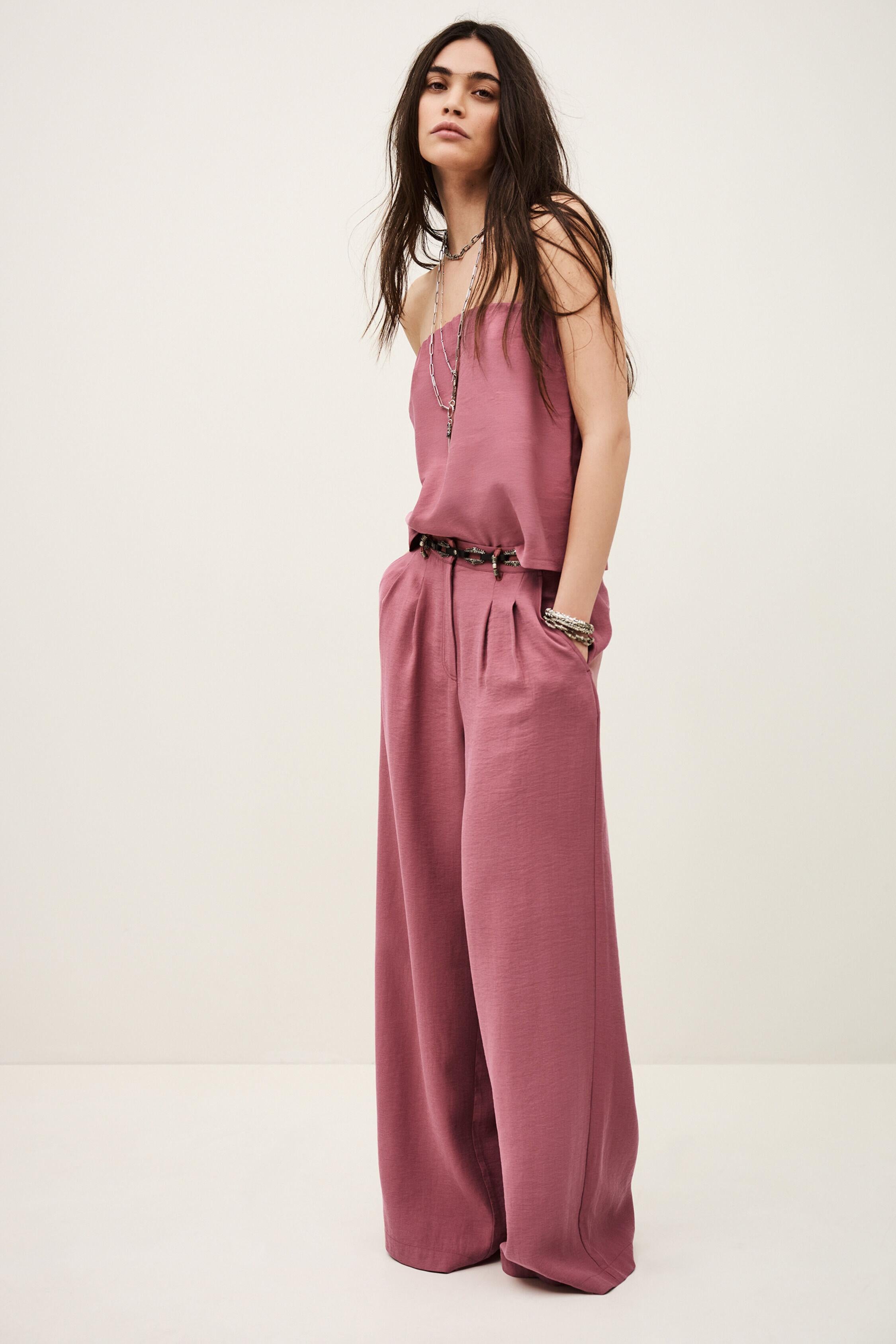 Strapless Bustier Top Deborah Pink