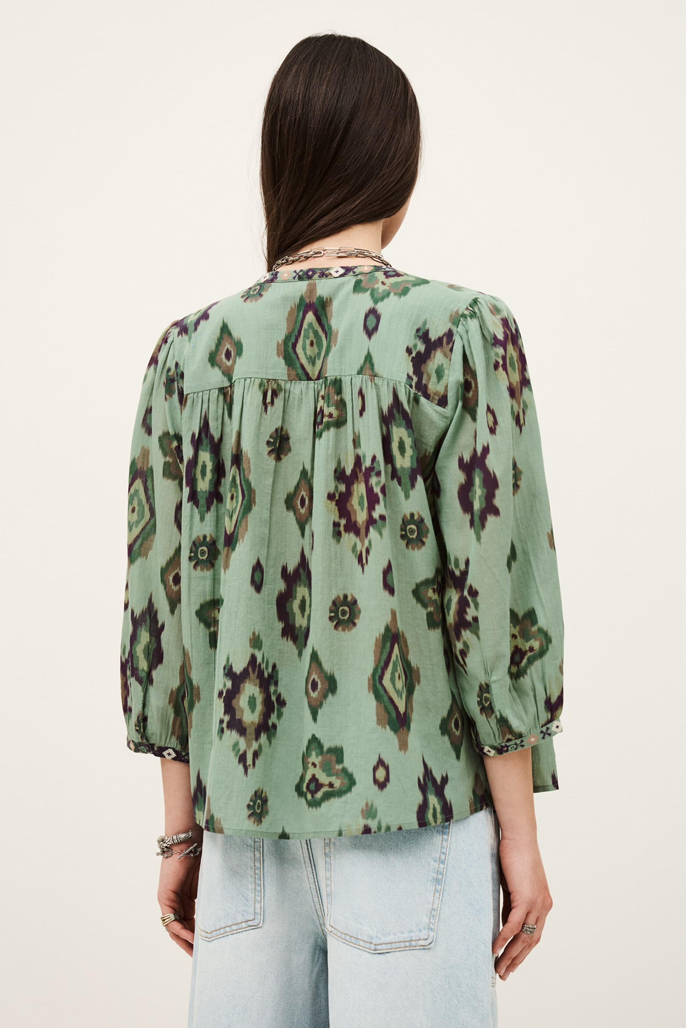 Patterned Shirt Odelie Green