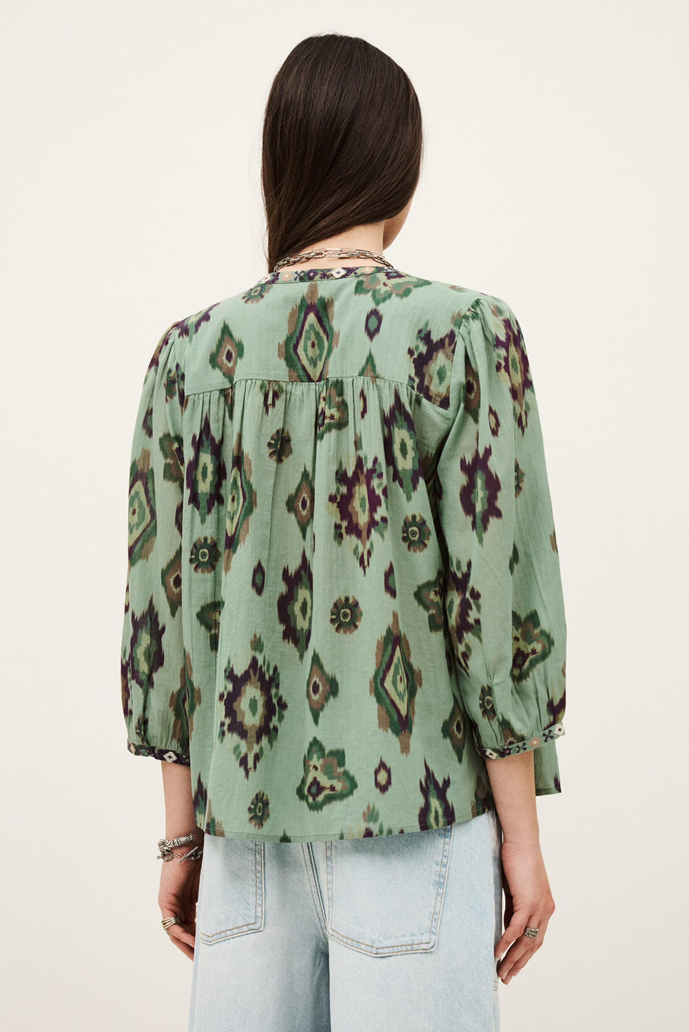 Patterned Shirt Odelie Green