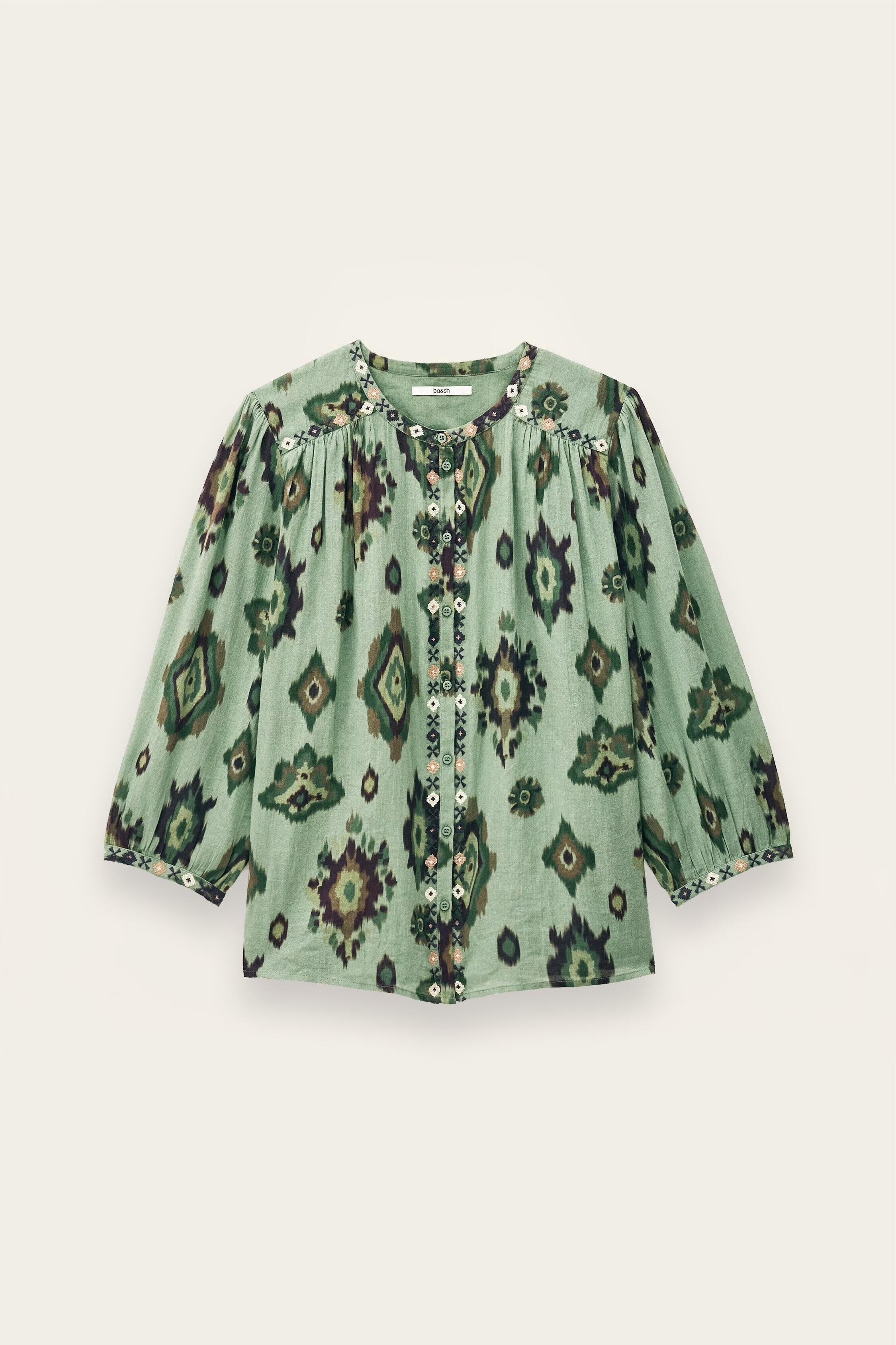Patterned Shirt Odelie Green