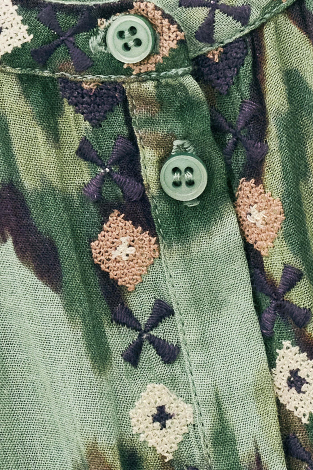 Patterned Shirt Odelie Green
