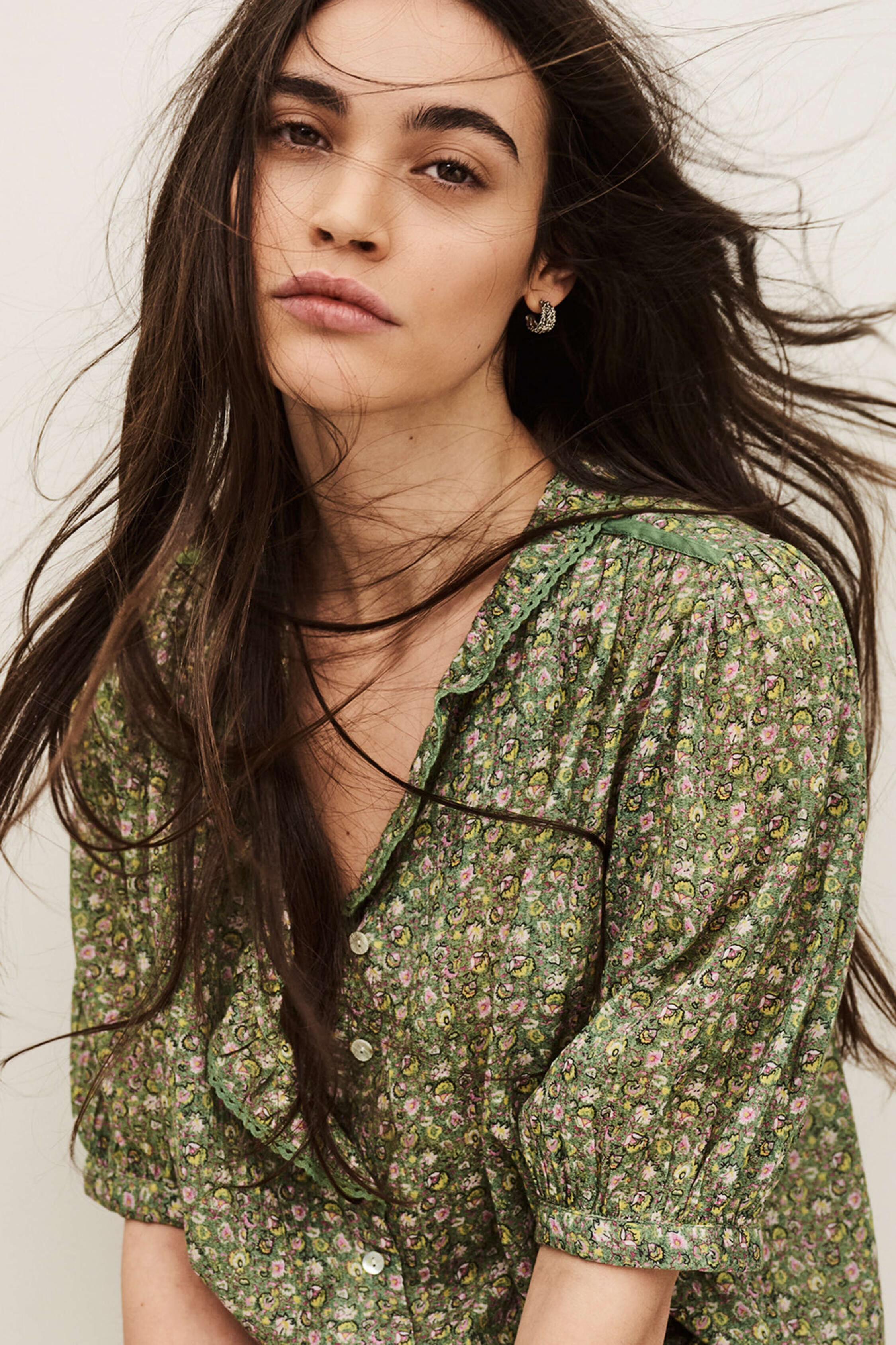 Patterned Shirt Physalys Green