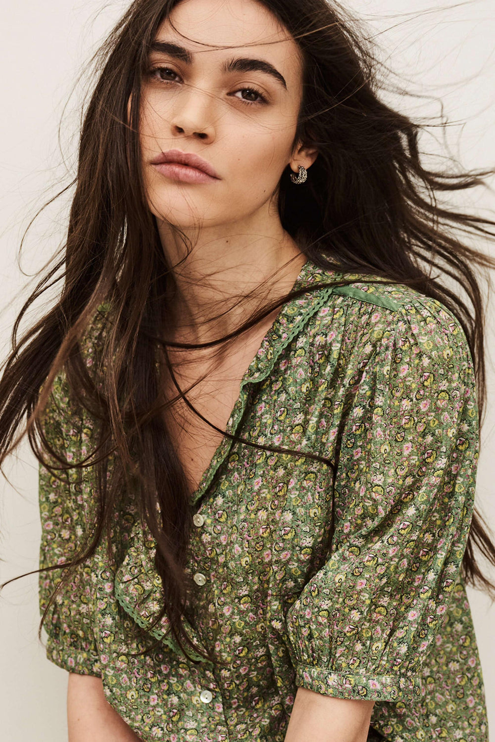 Patterned Shirt Physalys Green