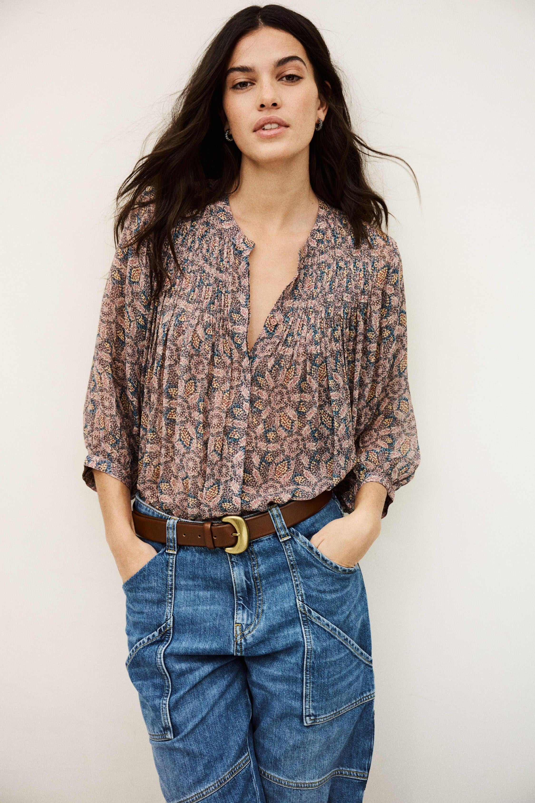 Flowy Shirt Tazio Blue