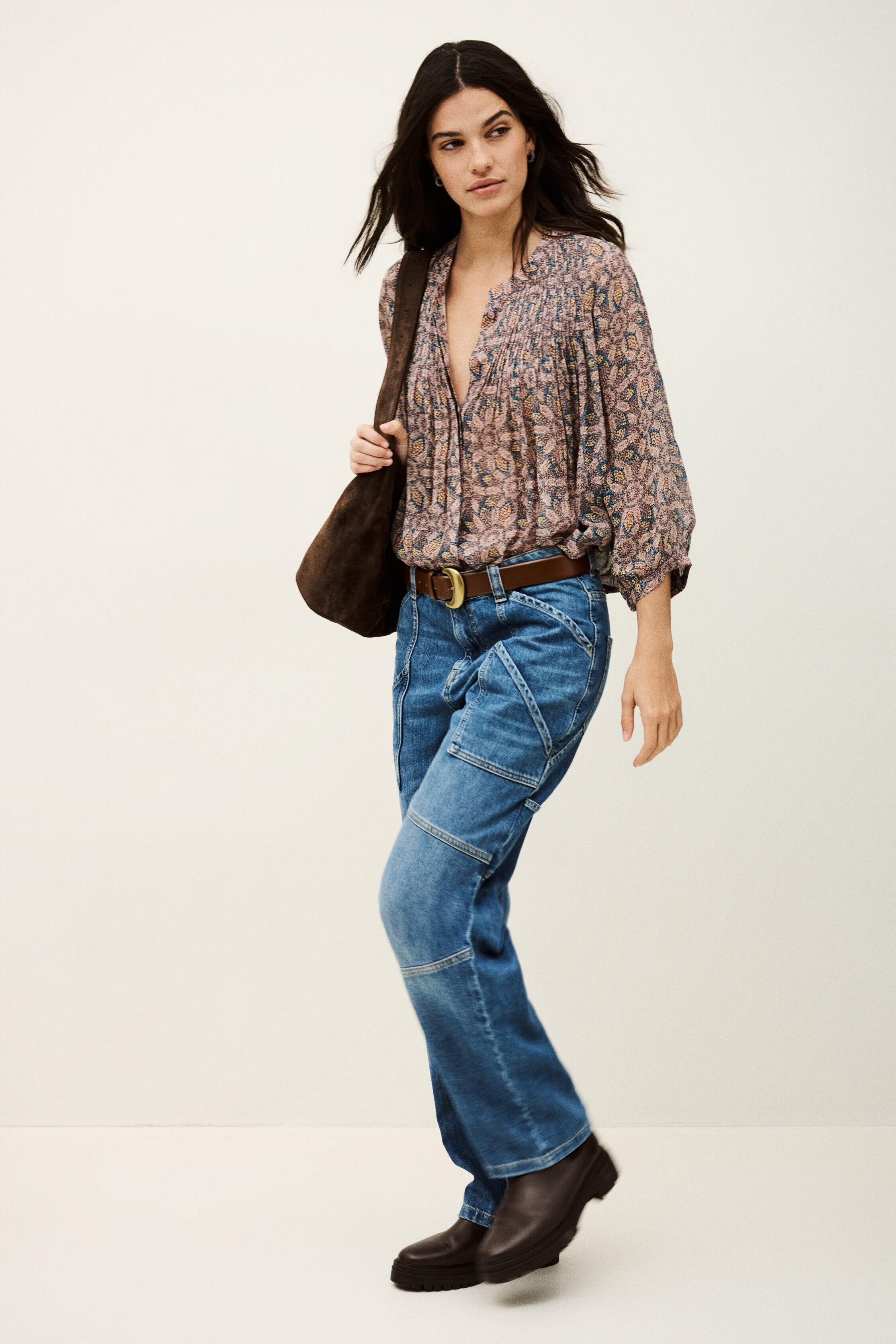 Flowy Shirt Tazio Blue