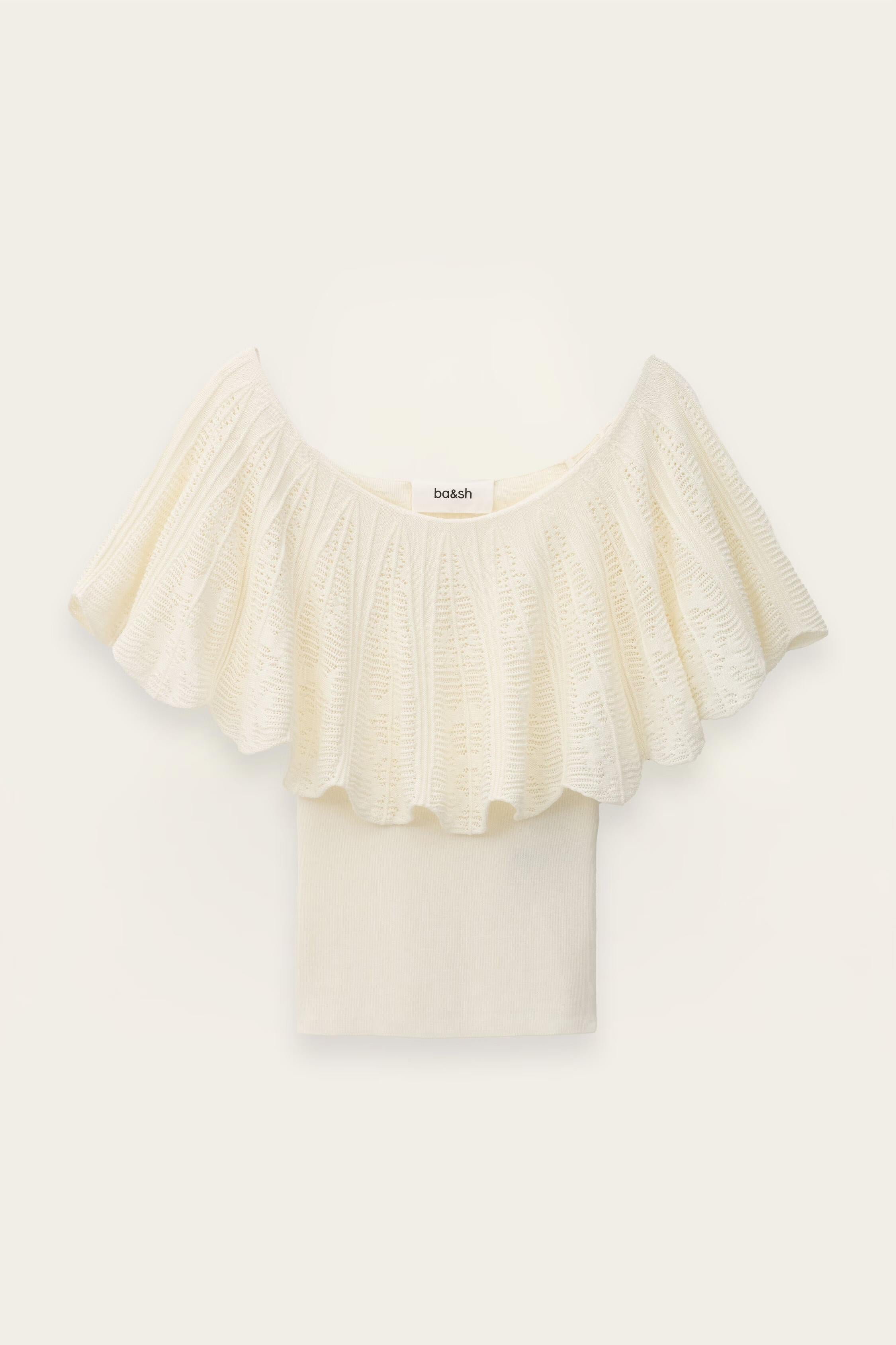 Off-The-Shoulder Top Salda Off-White