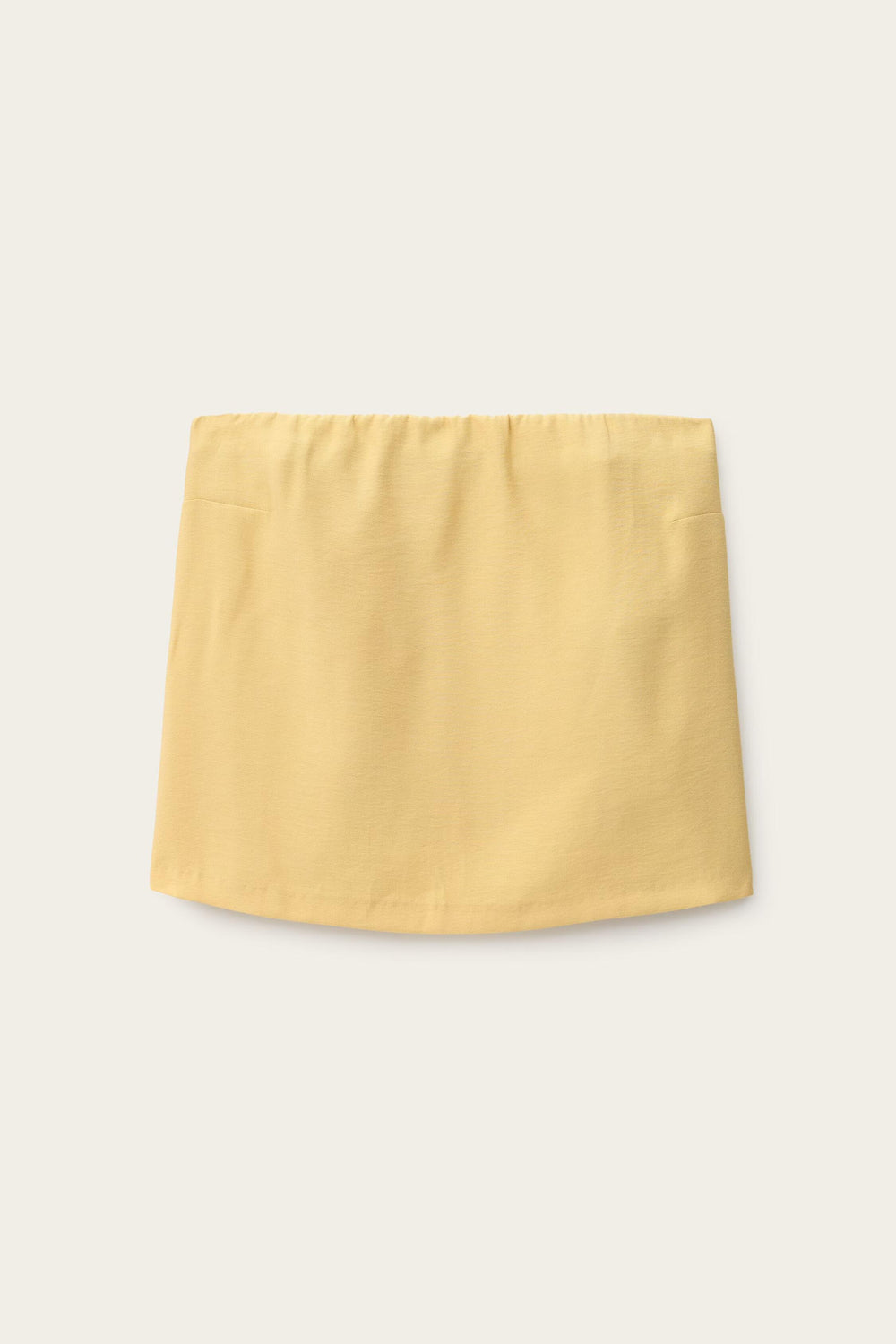 Strapless Bustier Top Deborah Yellow