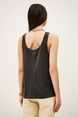 Patterned Tank Top Culte Gray