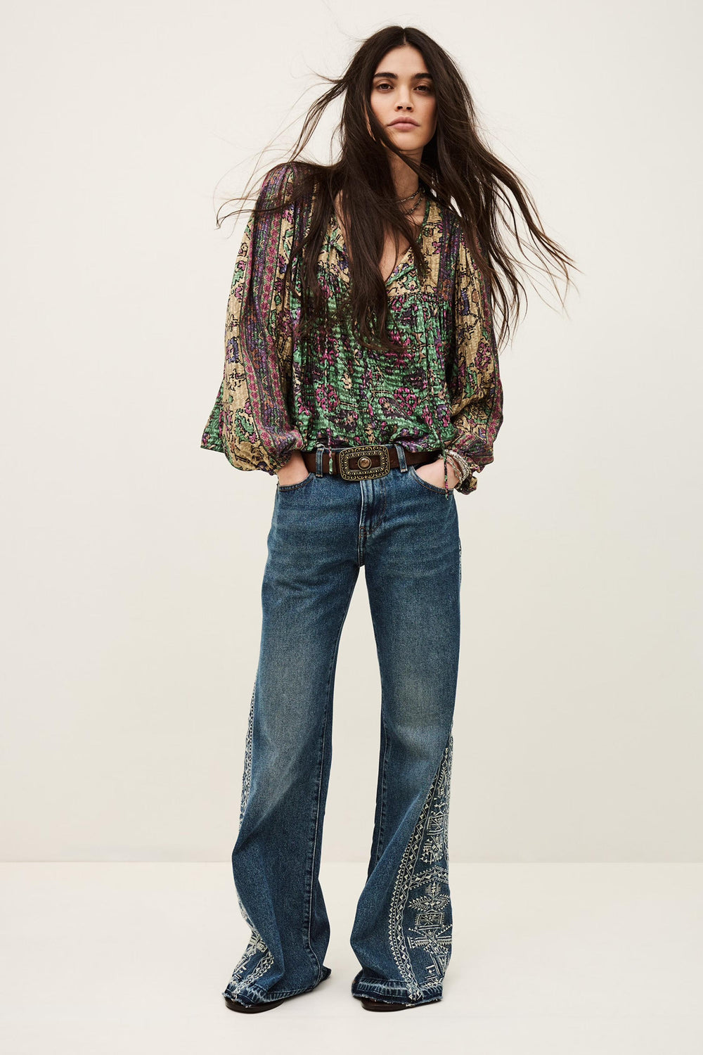 Loose Blouse Pamila Green