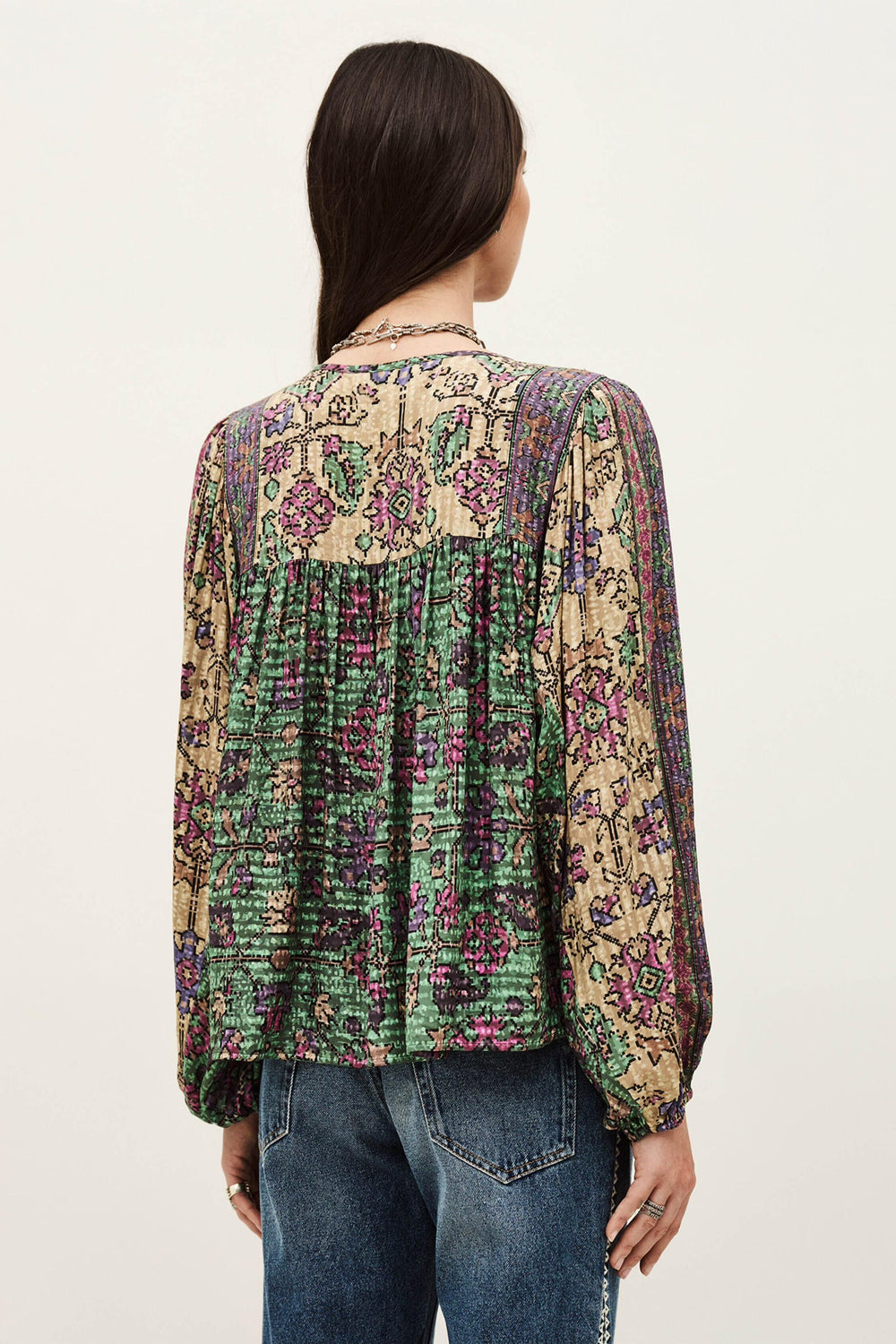 Loose Blouse Pamila Green