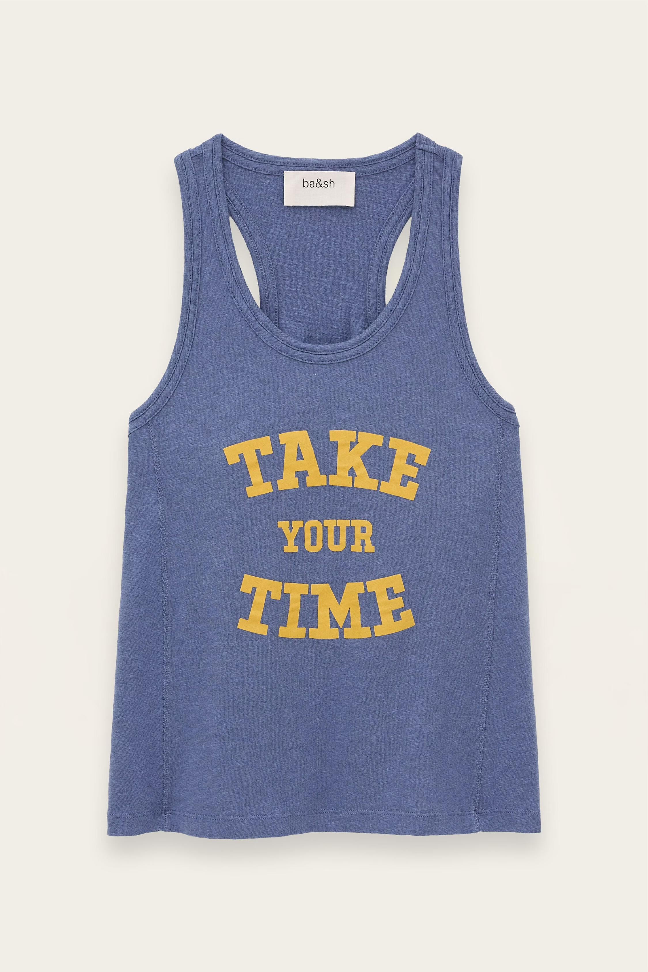 Cotton Sports Tank Vilma Blue
