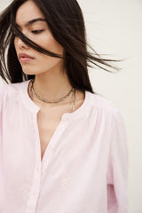 Oversized Cotton Blouse Duha Purple