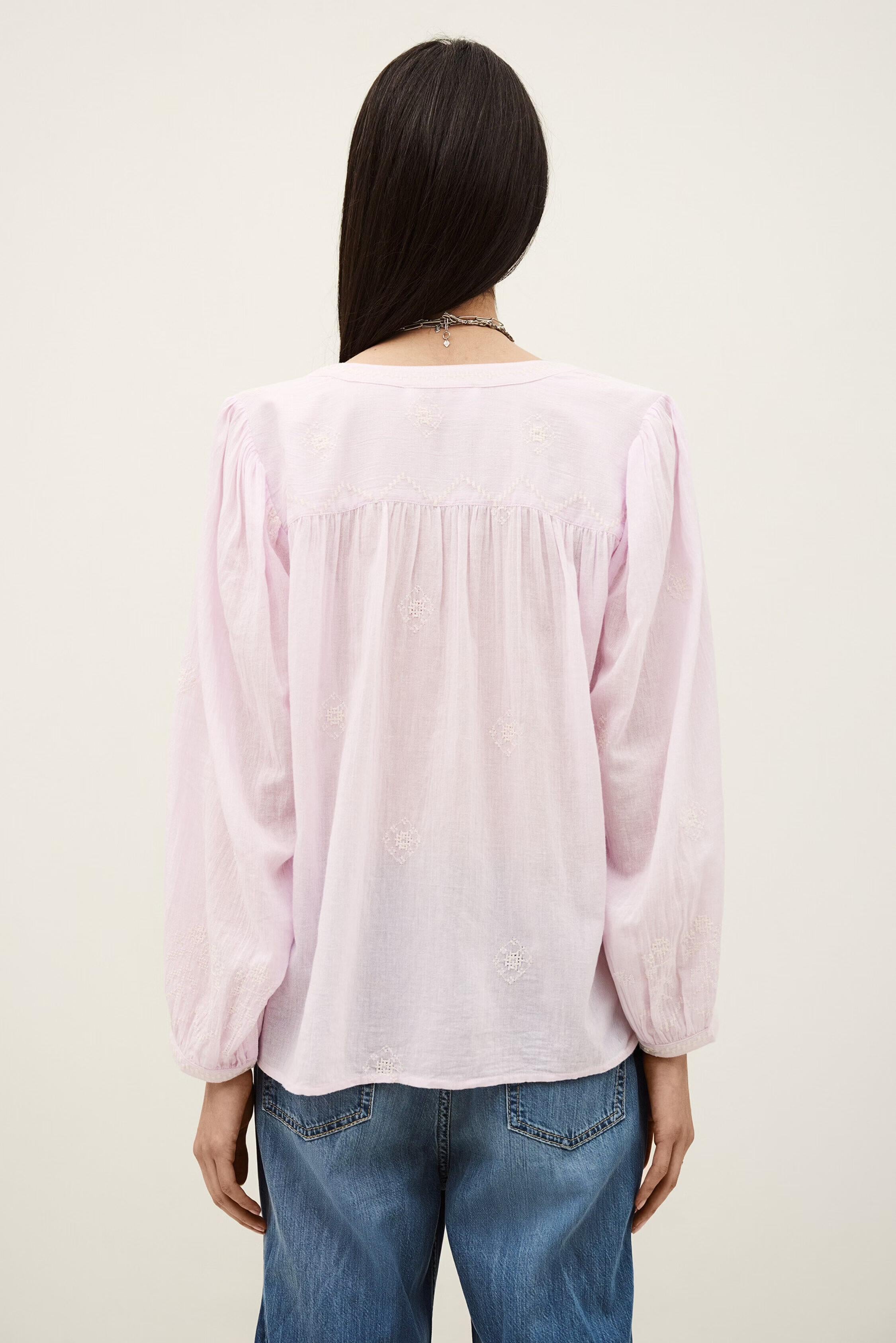 Oversized Cotton Blouse Duha Purple