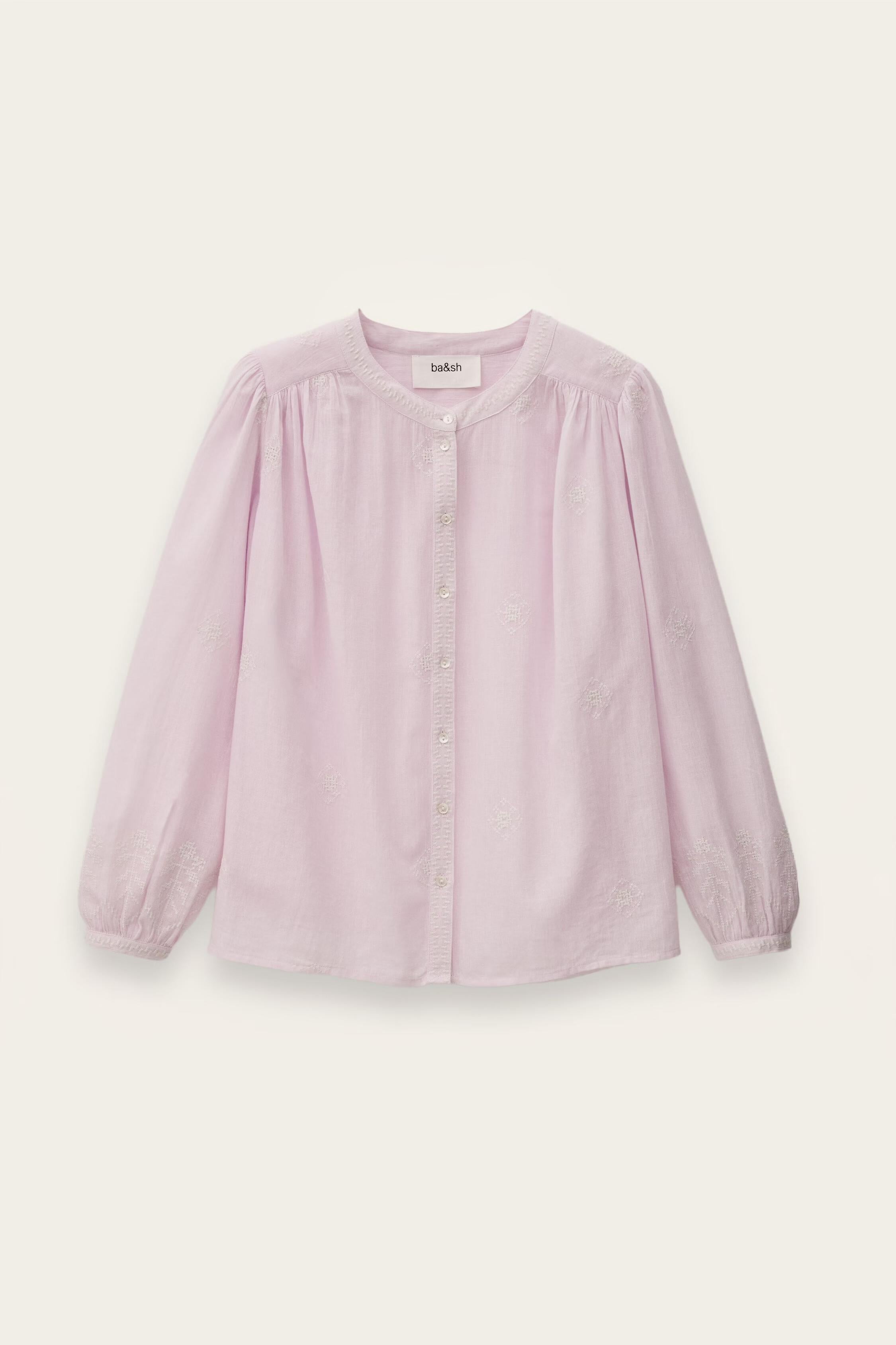 Oversized Cotton Blouse Duha Purple