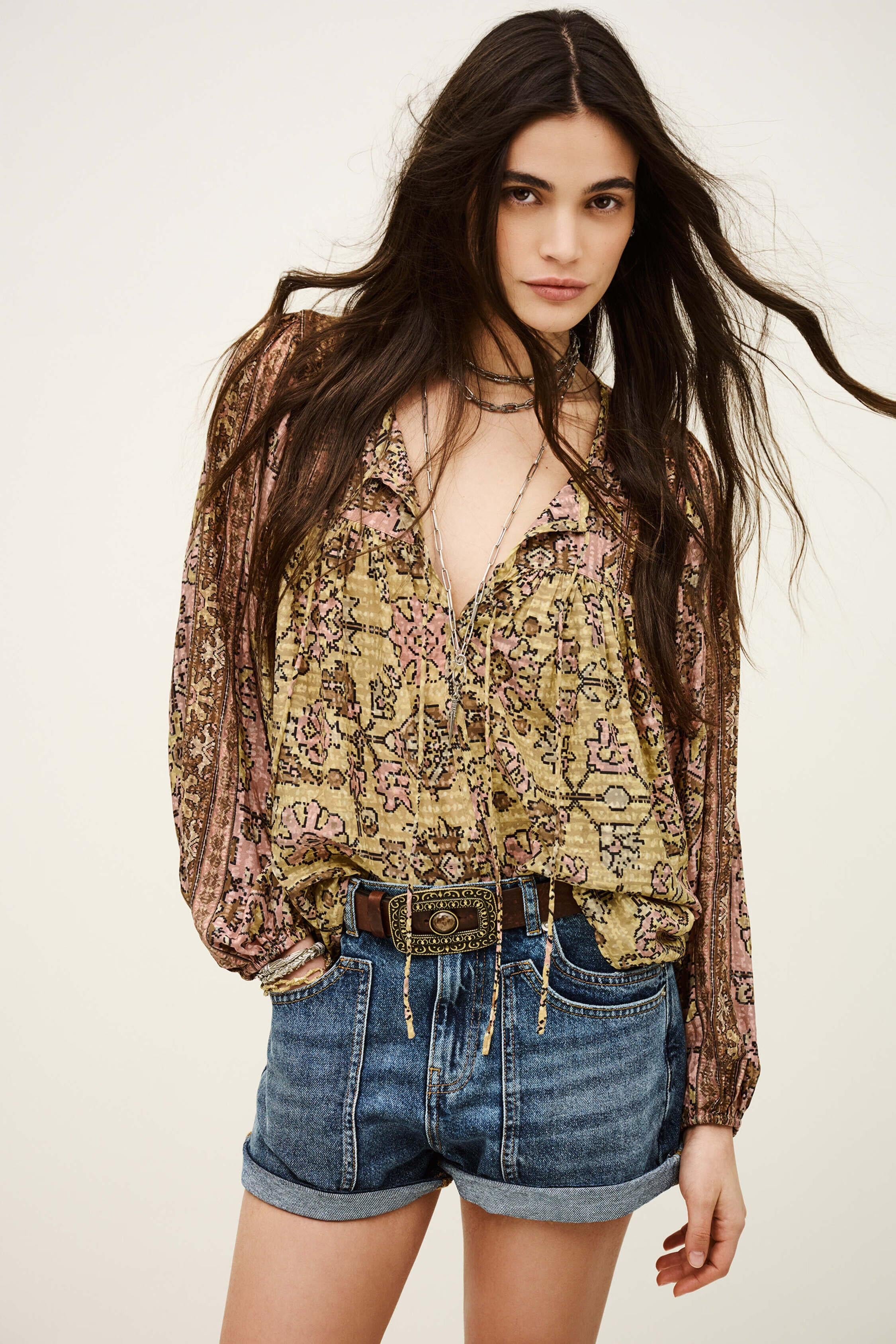 Loose Blouse Pamila Yellow