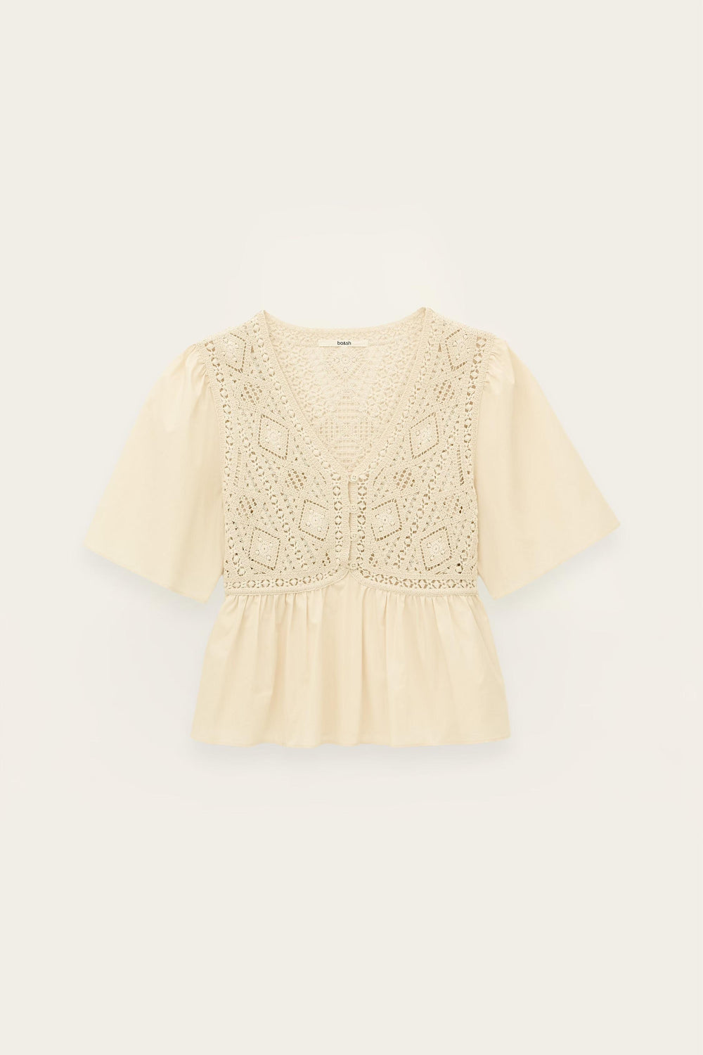 Short-Sleeved Blouse Salvi Off-White