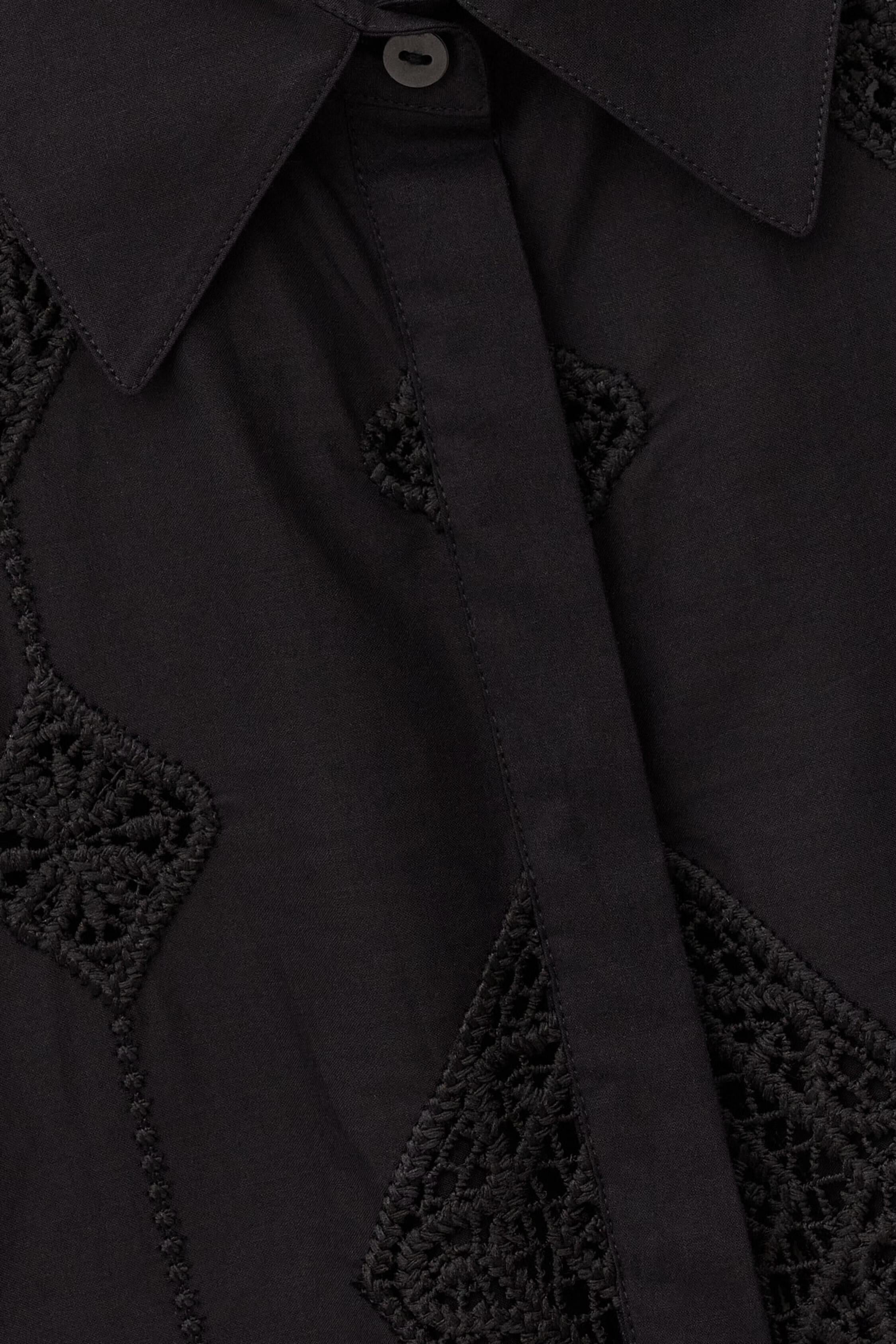 3/4-Sleeved Shirt Muriel Black