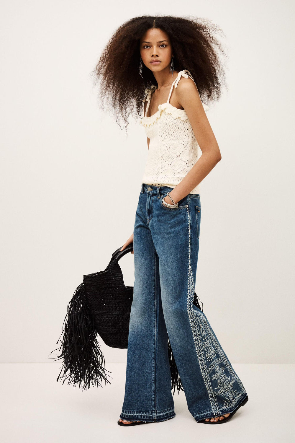 Cami Top Sela Off-White