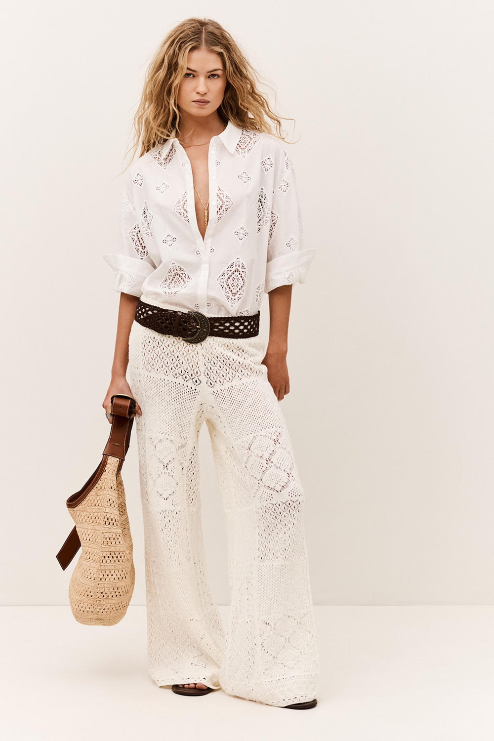 3/4-Sleeved Shirt Muriel Off-White
