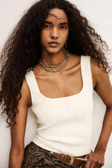 Knit Top Chila Off-White