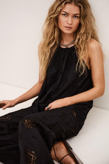 Cami Top Maxi Black