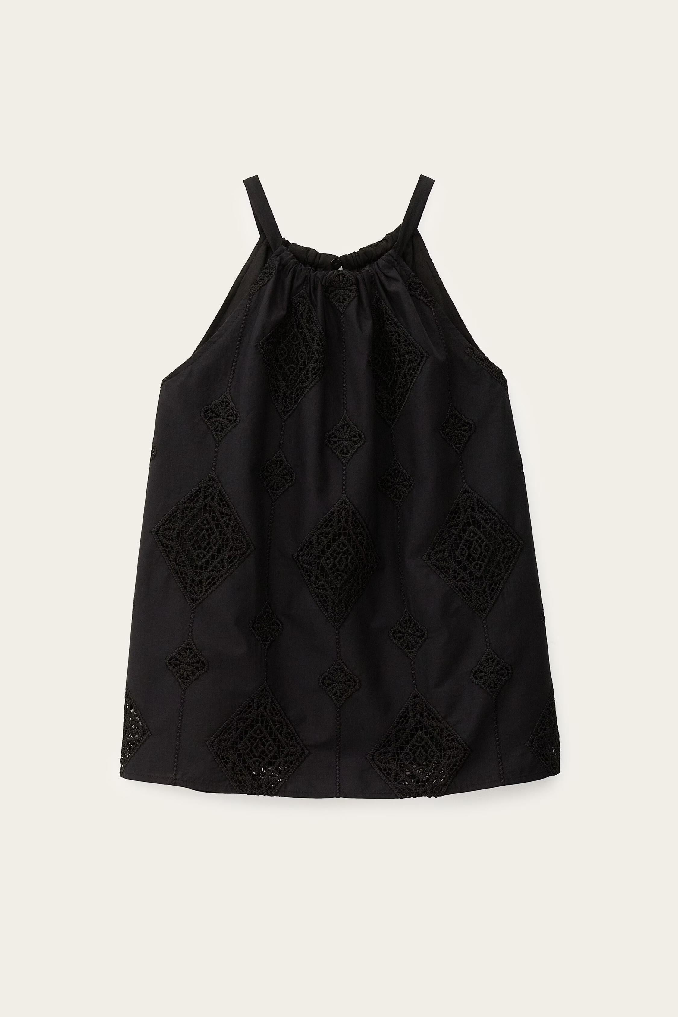 Cami Top Maxi Black