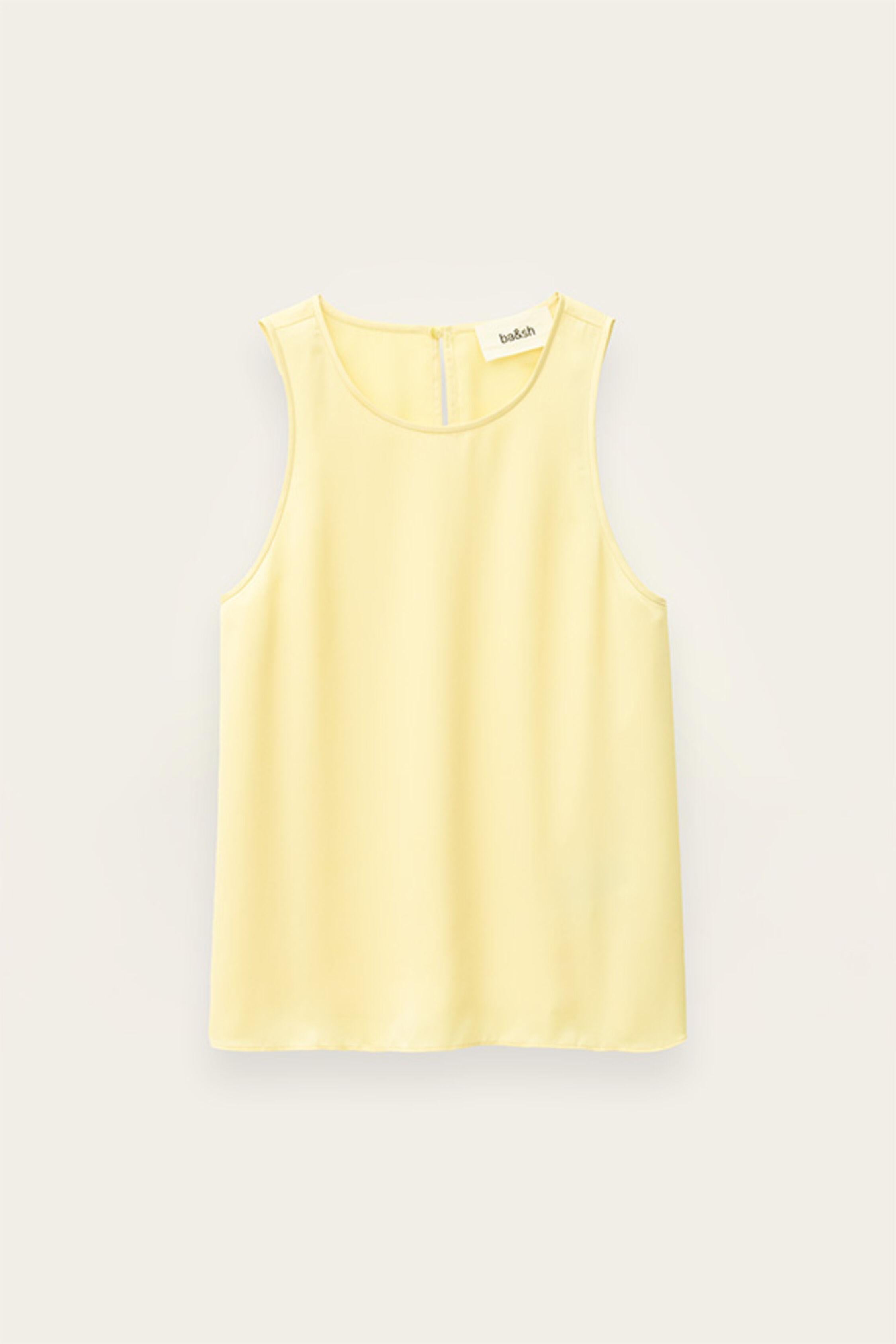 Sleeveless Top Cedi Yellow