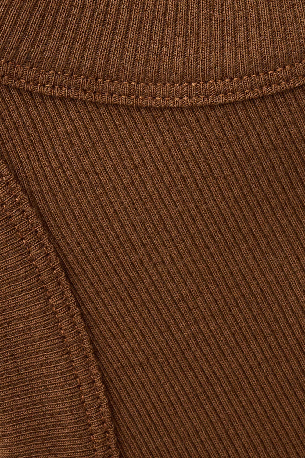 Ribbed Cotton Top Cynda Brown