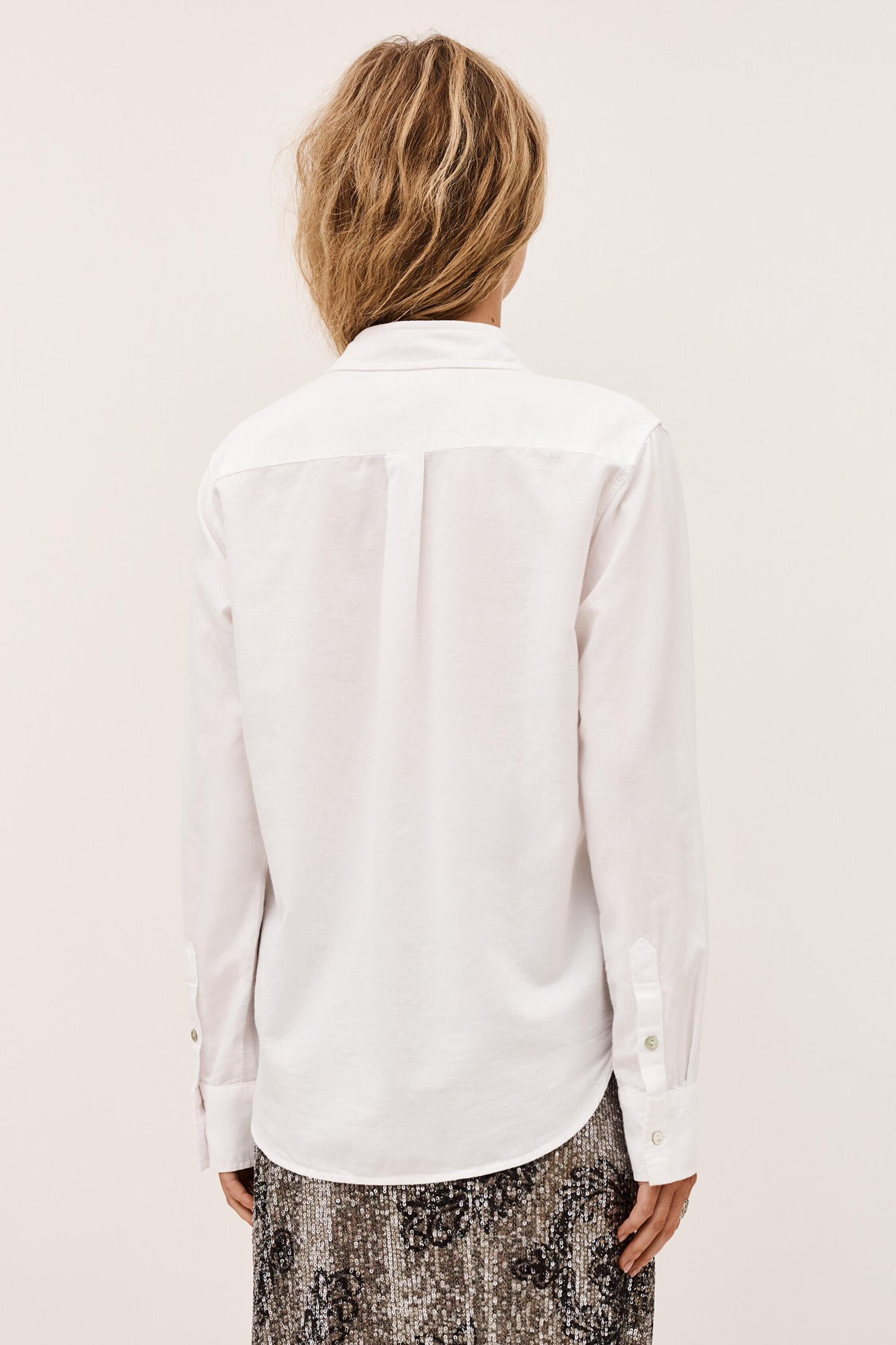 Cotton Shirt Chiren White