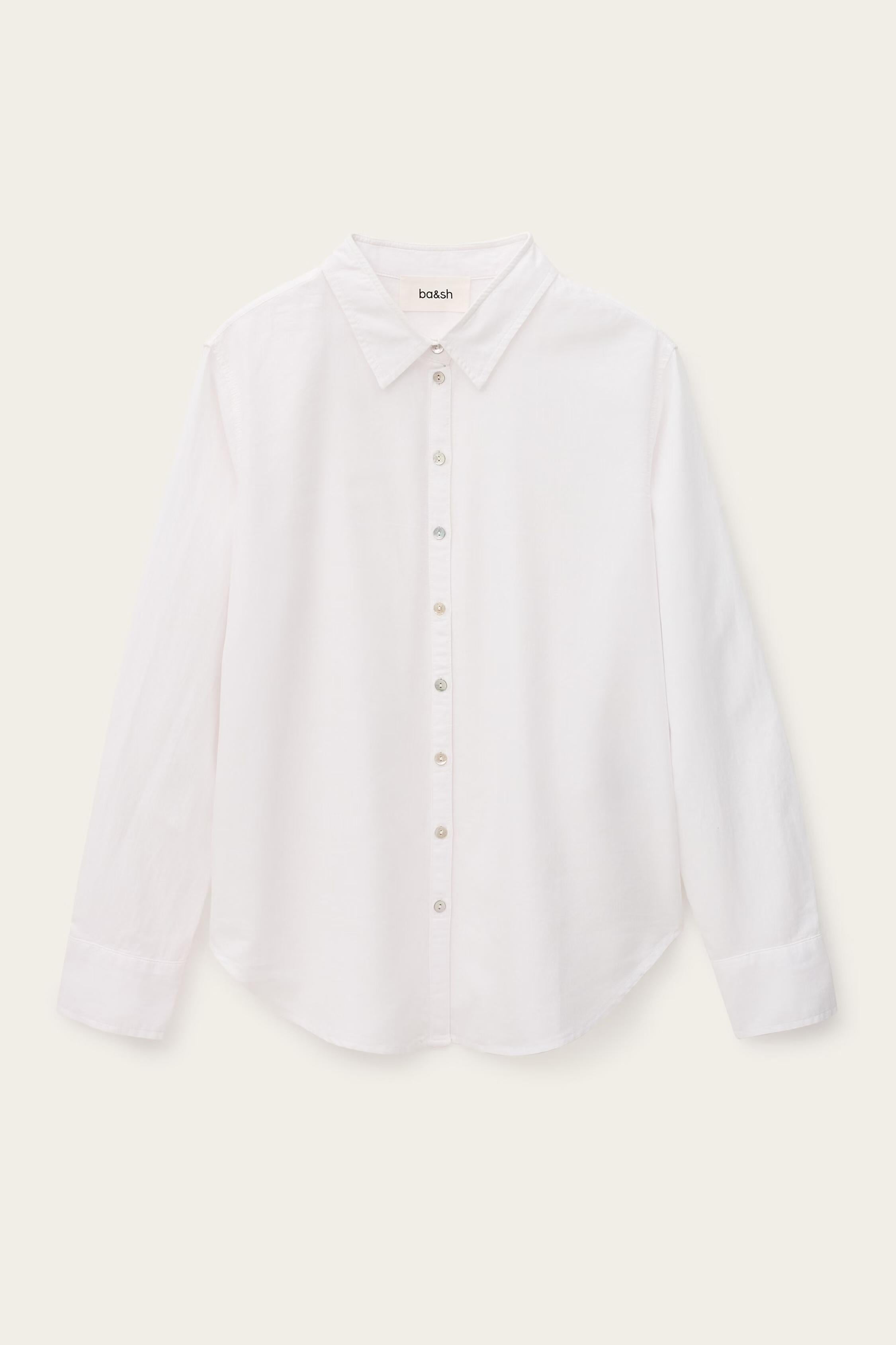 Cotton Shirt Chiren White