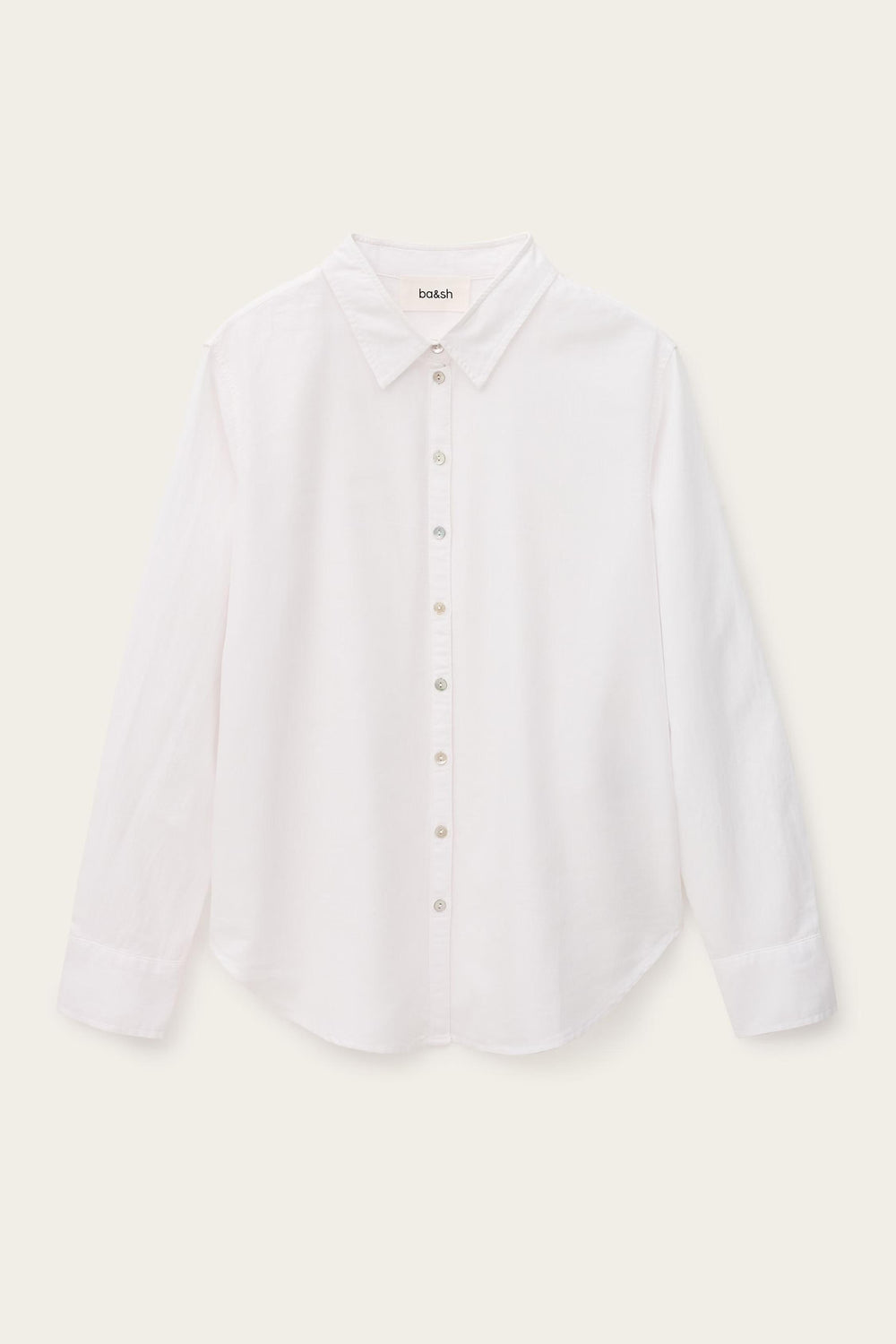 Cotton Shirt Chiren White