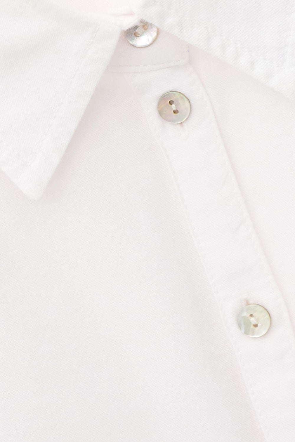 Cotton Shirt Chiren White
