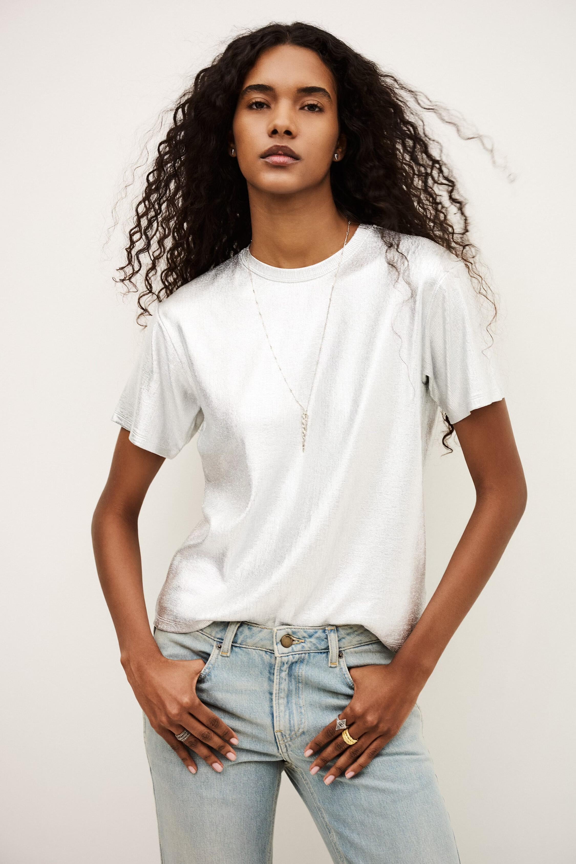 Short-Sleeved T-Shirt Sony Gray