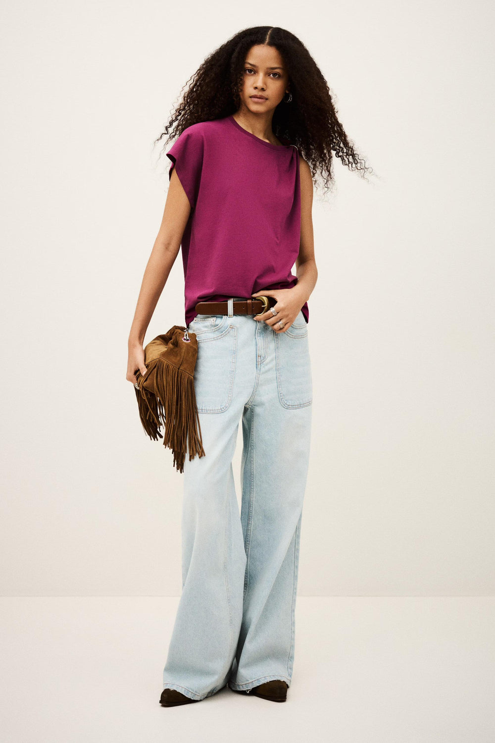 Short-Sleeved T-Shirt Allia Purple