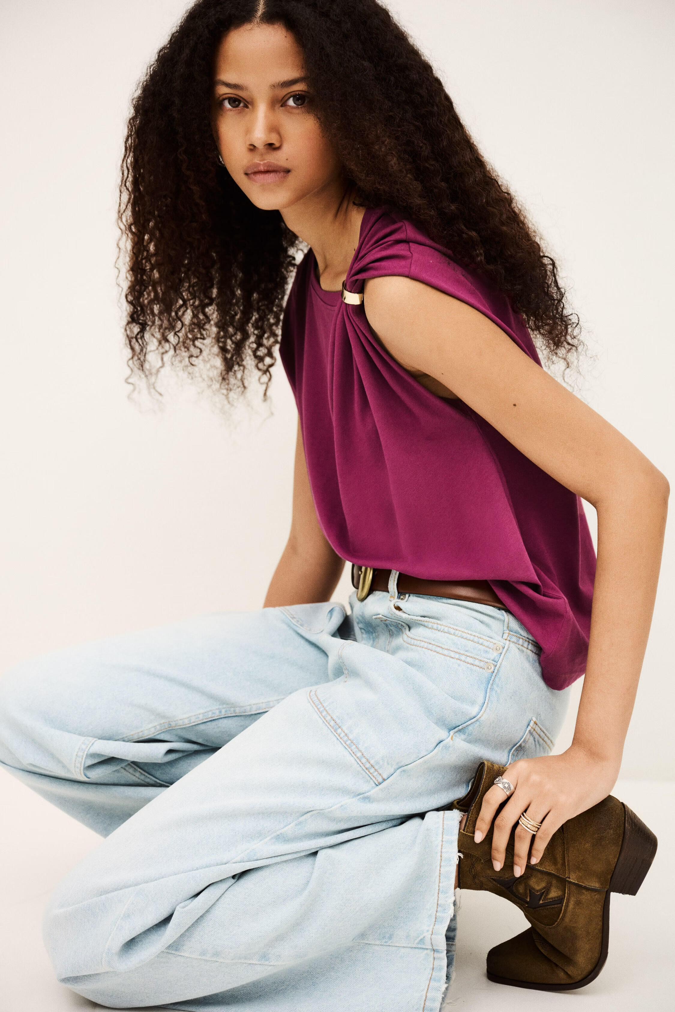 Short-Sleeved T-Shirt Allia Purple