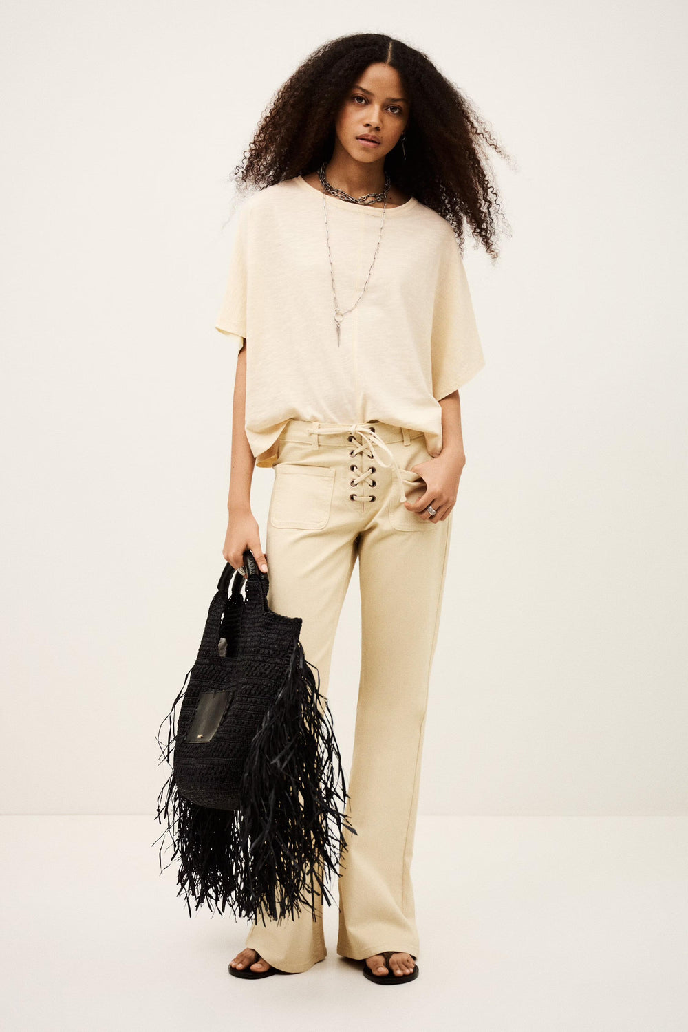 Cape T-Shirt Cacia Off-White