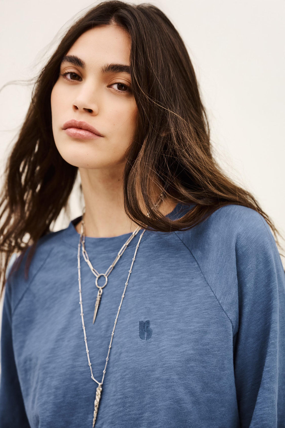 Cotton T-Shirt Vany Blue