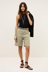 Loose-Fitting Cotton Bermuda Shorts Todd Green