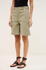Loose-Fitting Cotton Bermuda Shorts Todd Green