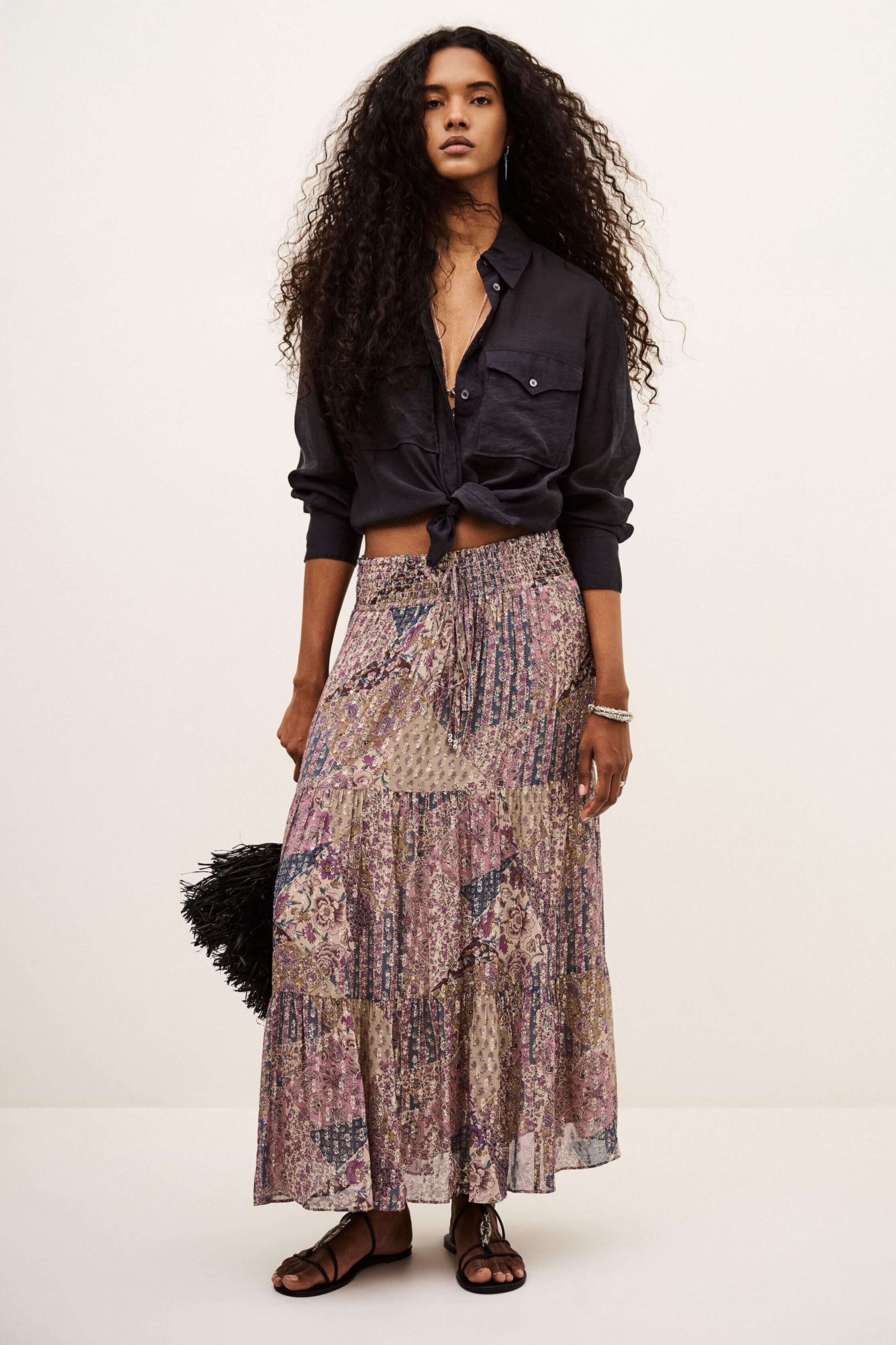 Maxi Skirt Pitsy Pink