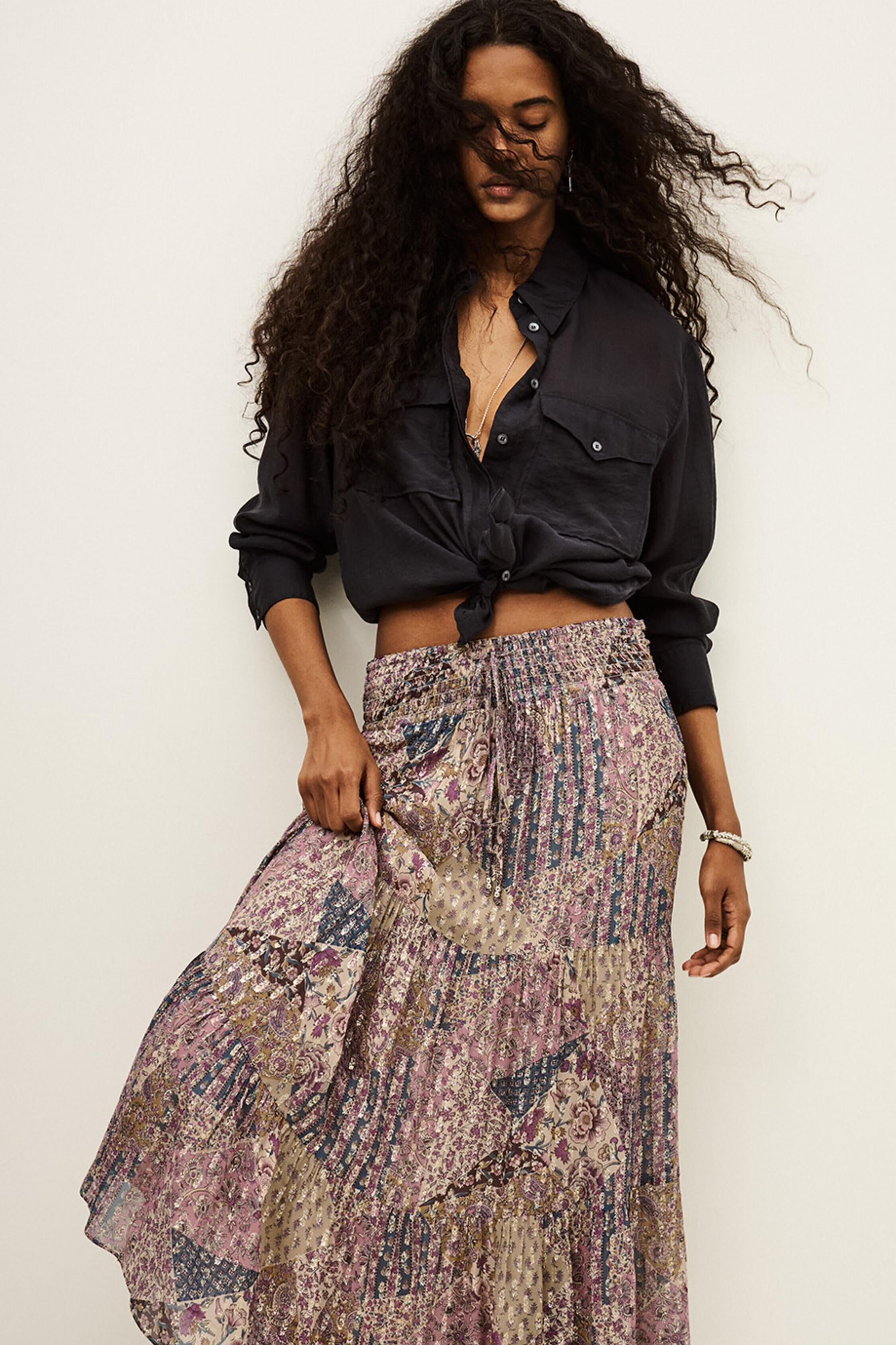 Maxi Skirt Pitsy Pink