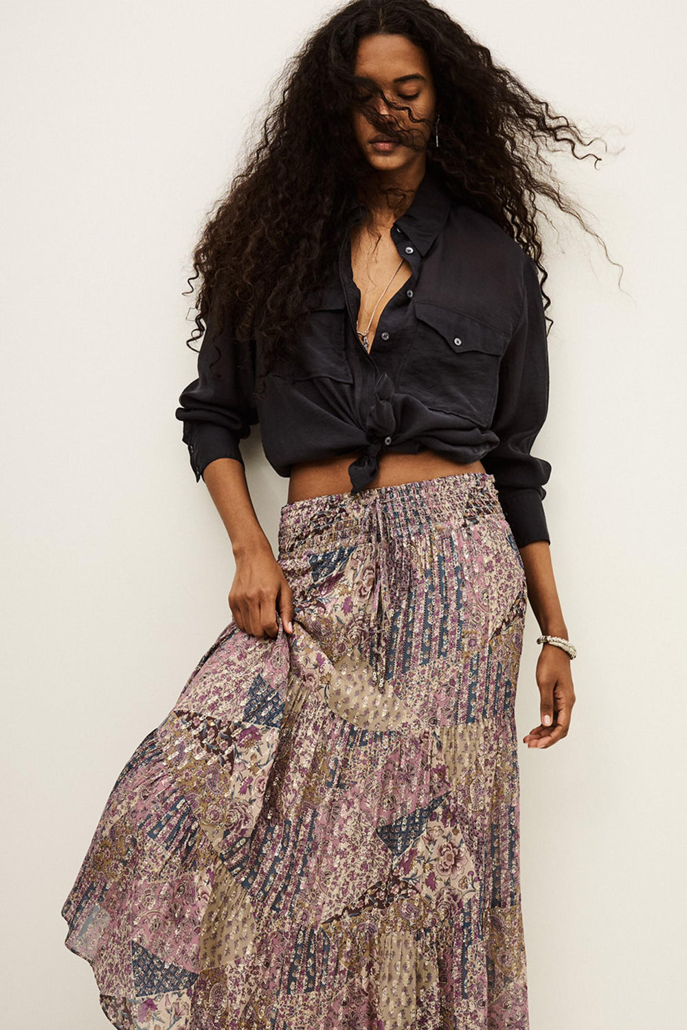 Maxi Skirt Pitsy Pink