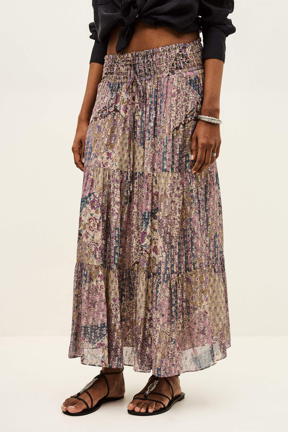 Maxi Skirt Pitsy Pink