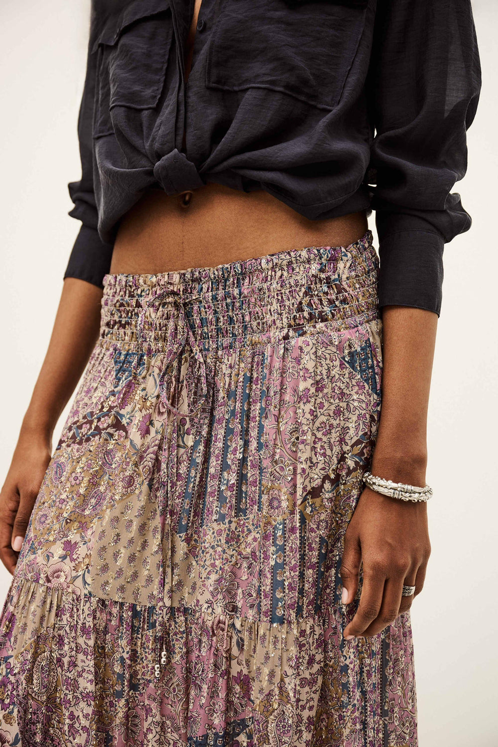Maxi Skirt Pitsy Pink