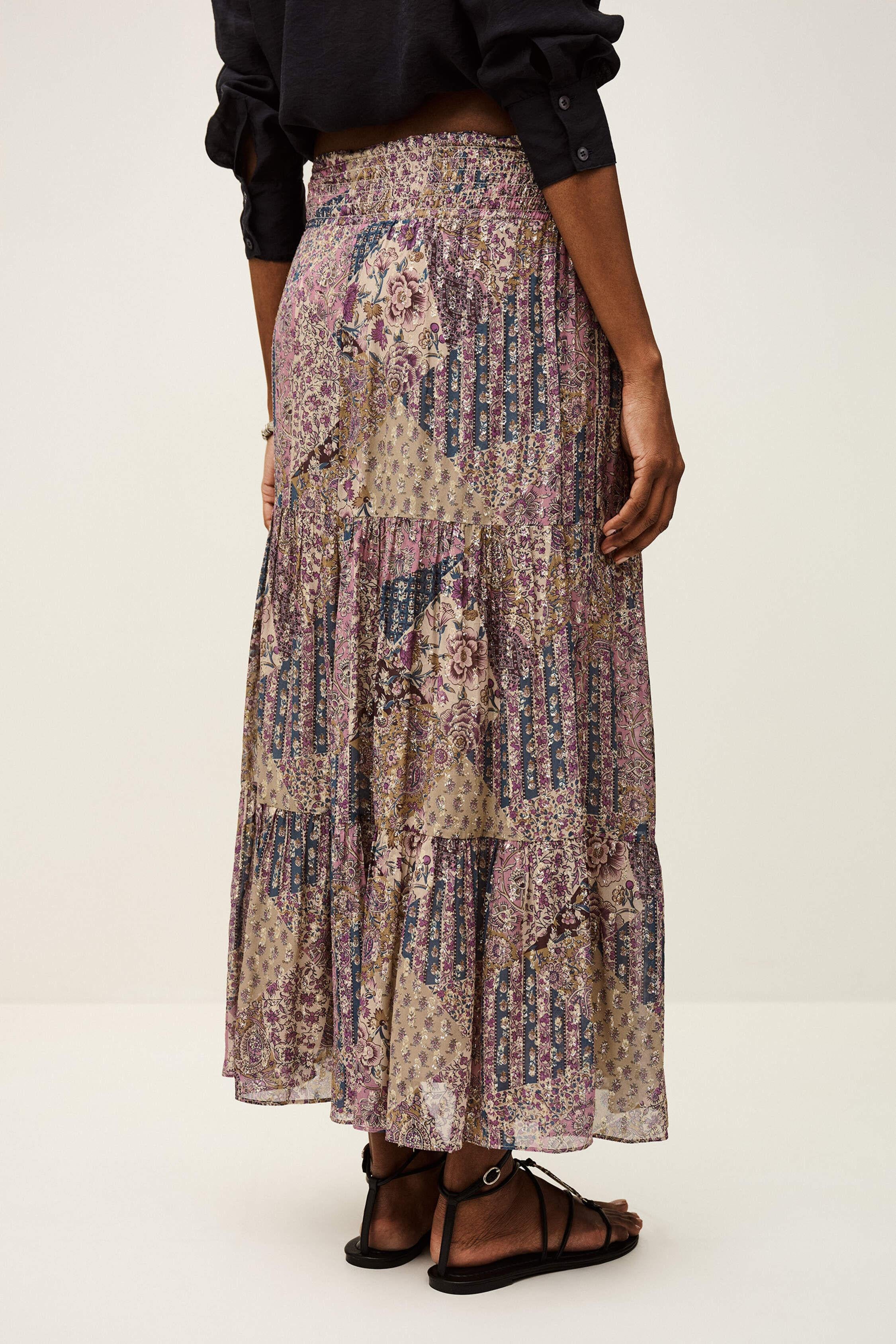 Maxi Skirt Pitsy Pink
